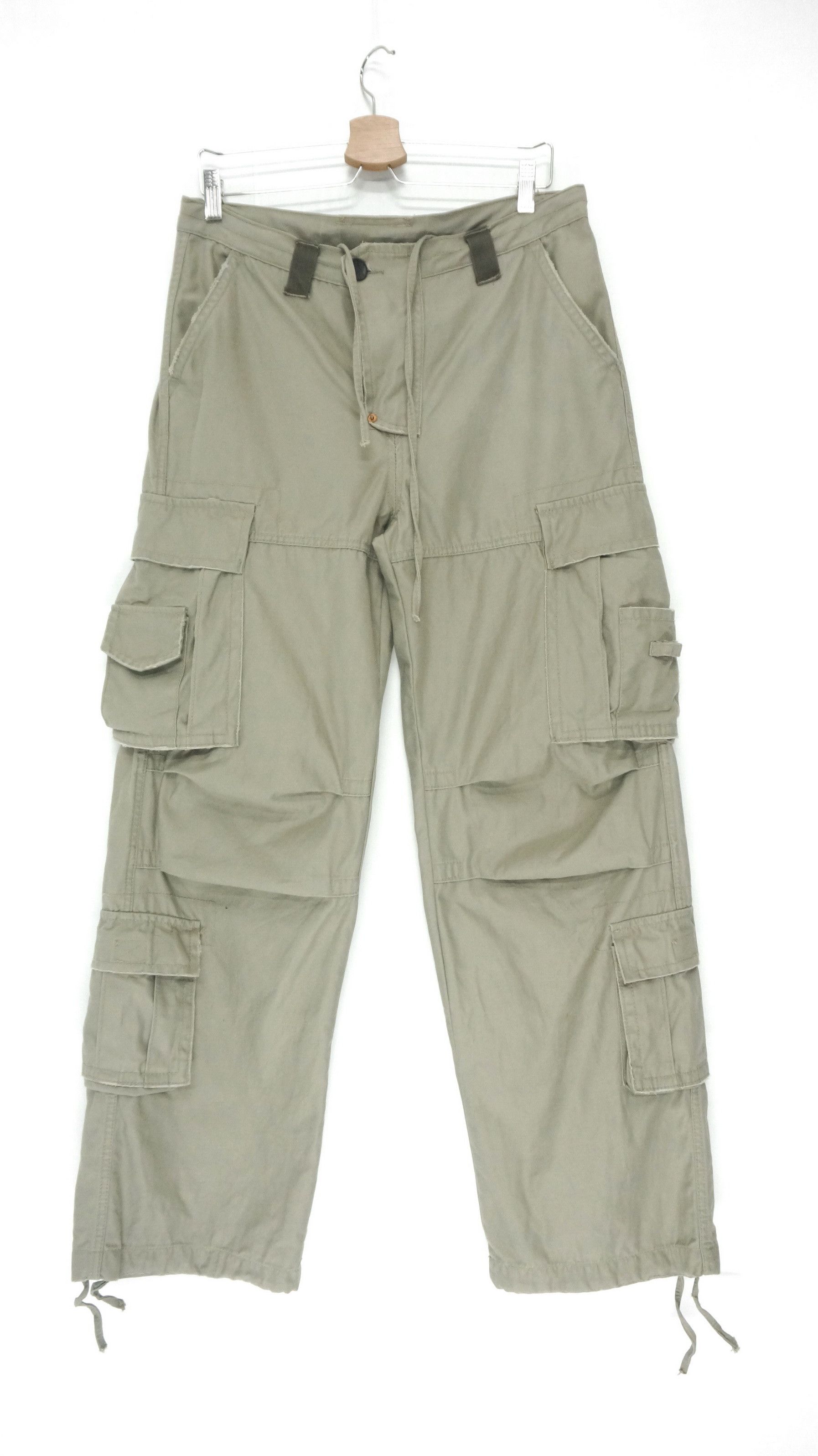 Japanese Brand Japan OLD ARMY & CO Dusty Olive Multipocket Cargo Pants Size US 32 / EU 48 - 1 Thumbnail
