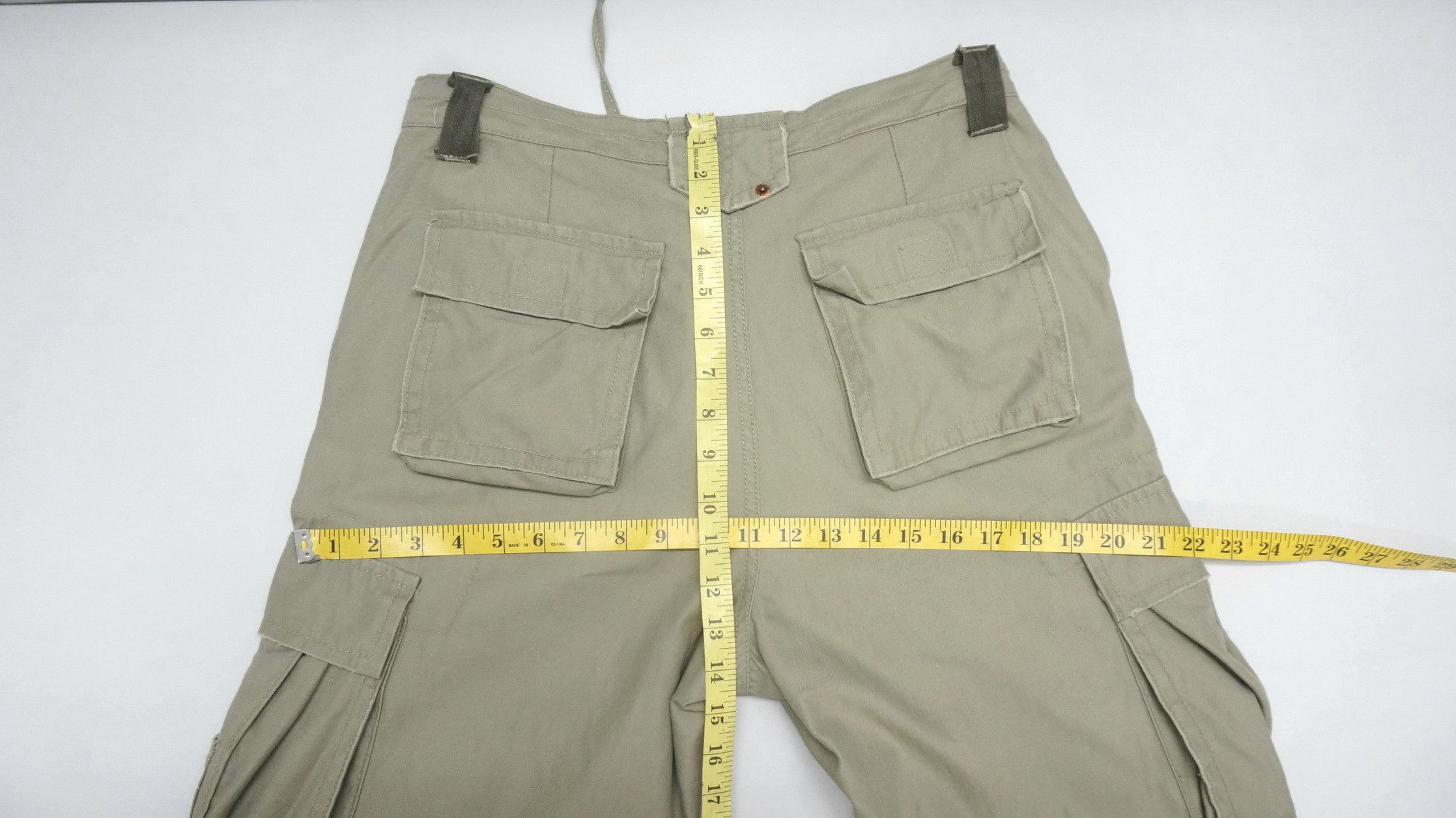 Japanese Brand Japan OLD ARMY & CO Dusty Olive Multipocket Cargo Pants Size US 32 / EU 48 - 17 Thumbnail