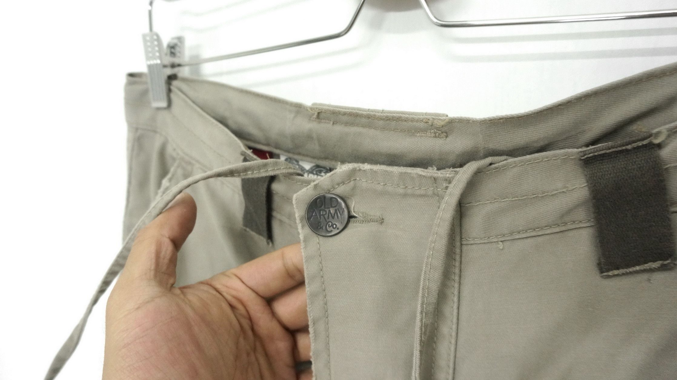 Japanese Brand Japan OLD ARMY & CO Dusty Olive Multipocket Cargo Pants Size US 32 / EU 48 - 7 Thumbnail
