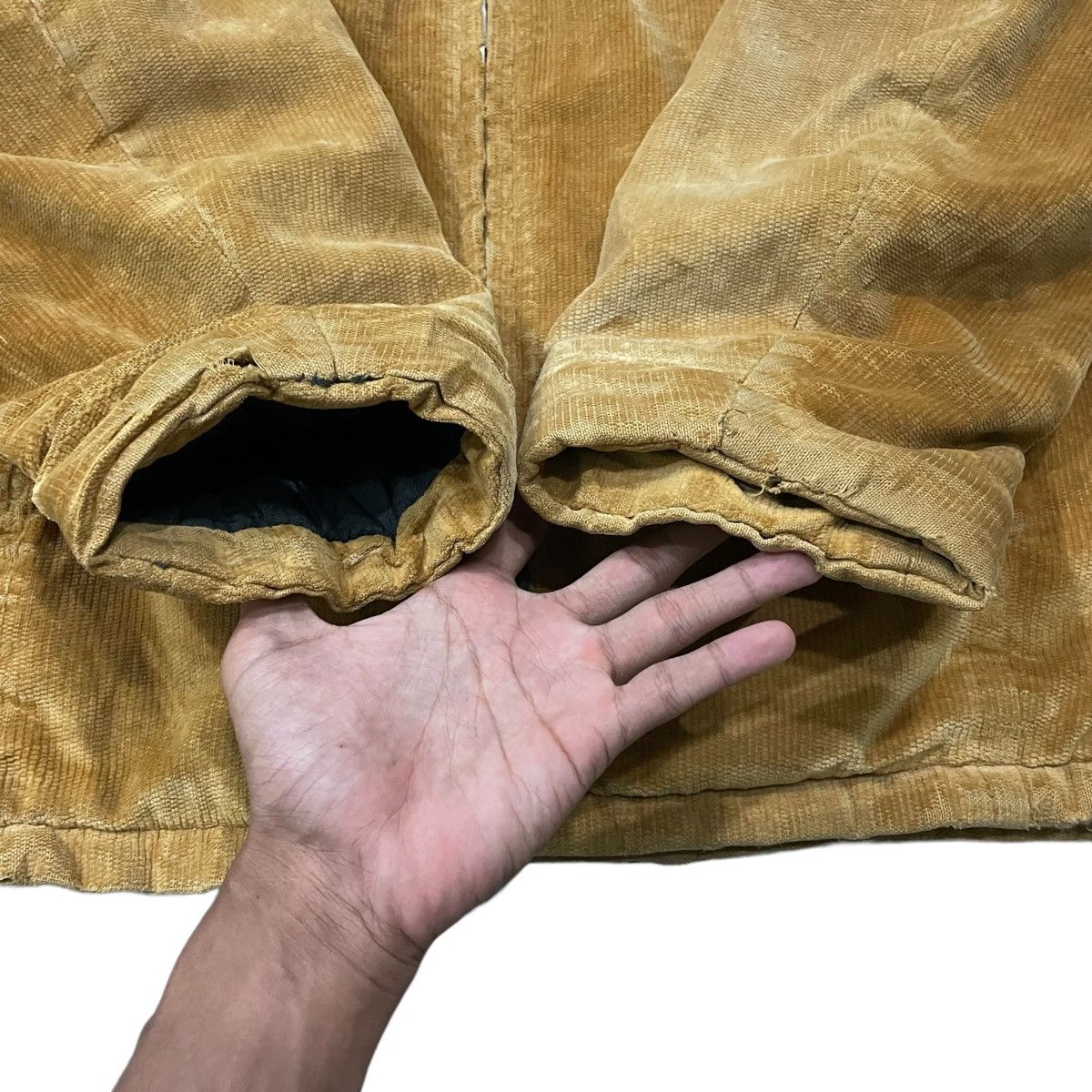 Vintage Vintage Sherpa Fleece Corduroy Jacket With Talon Zipper Size US M / EU 48-50 / 2 - 12 Thumbnail