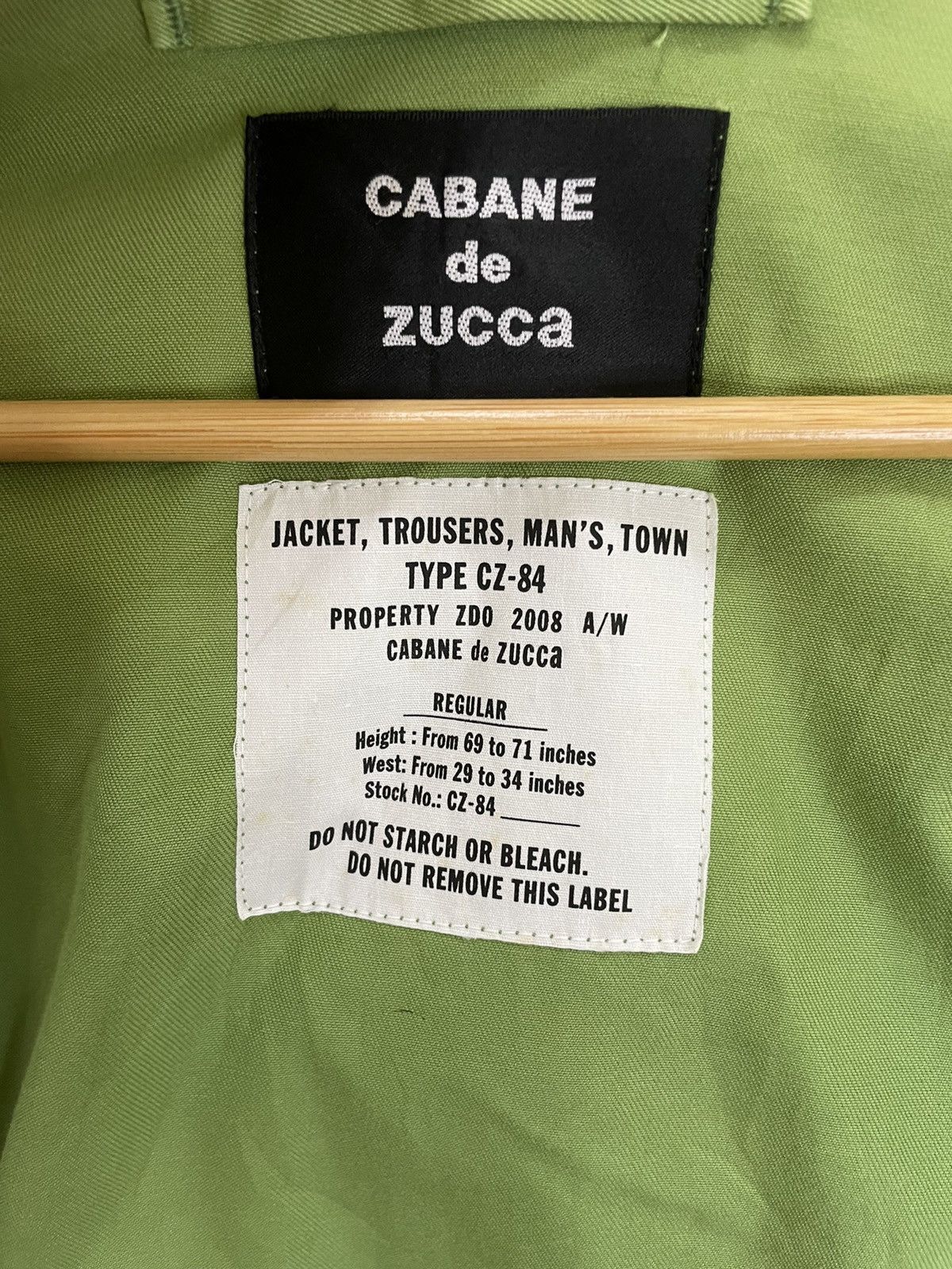 CABANE de ZUCCa A/W 2008 CABANE DE ZUCCA MILITARY M-65 JACKET Size US S / EU 44-46 / 1 - 19 Thumbnail