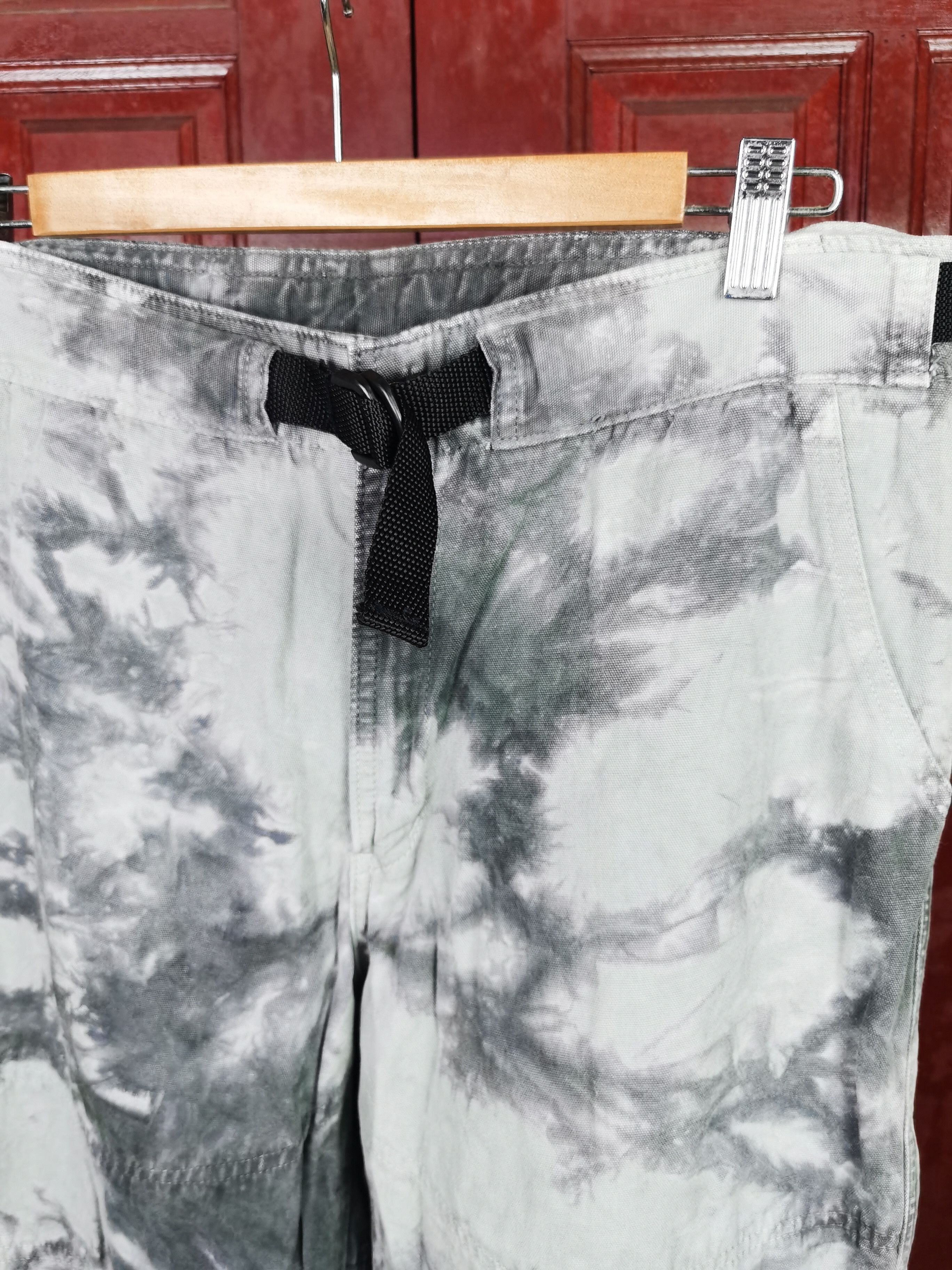 Japanese Brand RARE John Bull Tye Die Acid Wash Cargo Pants Size US 34 / EU 50 - 3 Thumbnail