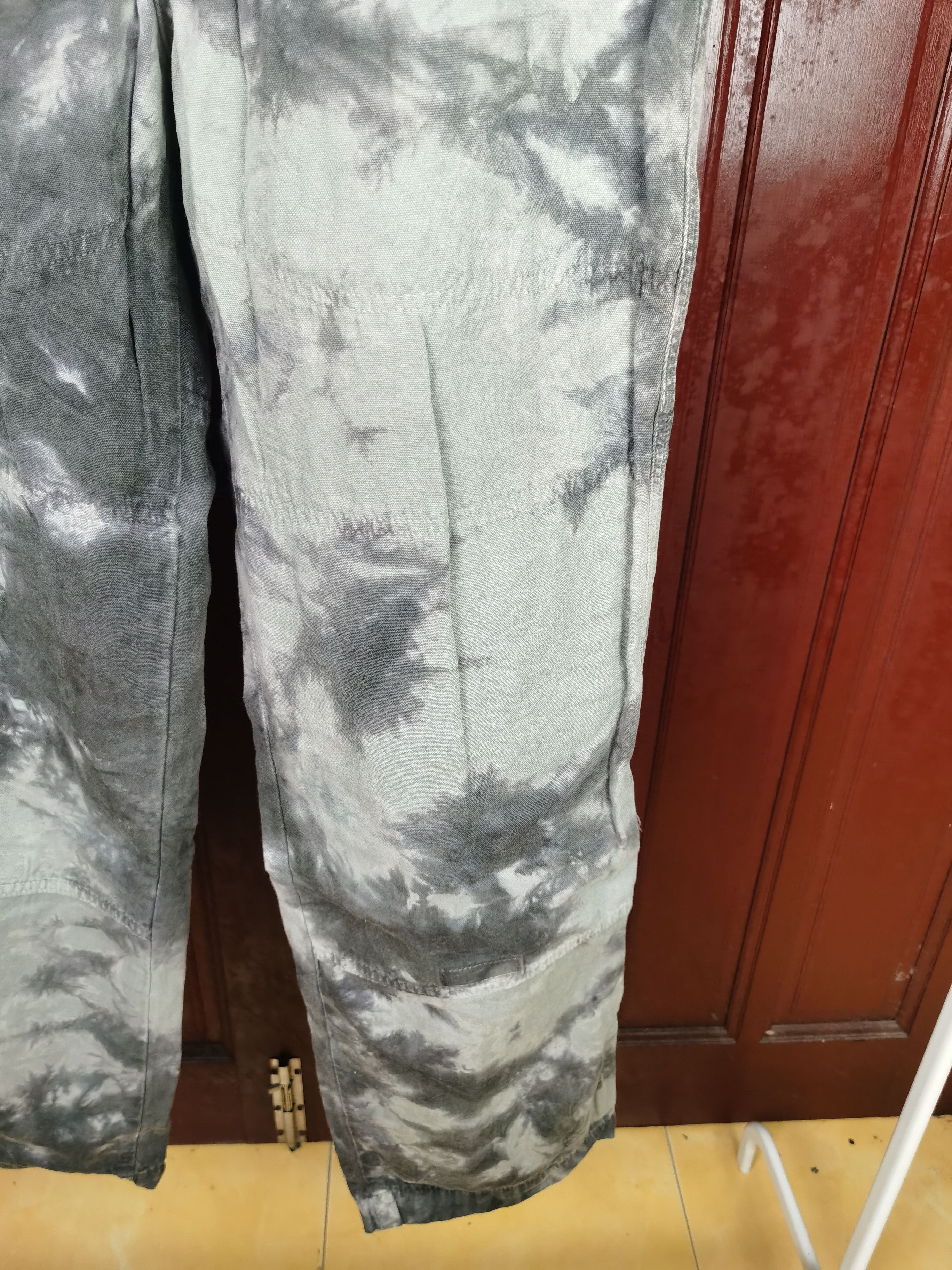 Japanese Brand RARE John Bull Tye Die Acid Wash Cargo Pants Size US 34 / EU 50 - 5 Thumbnail