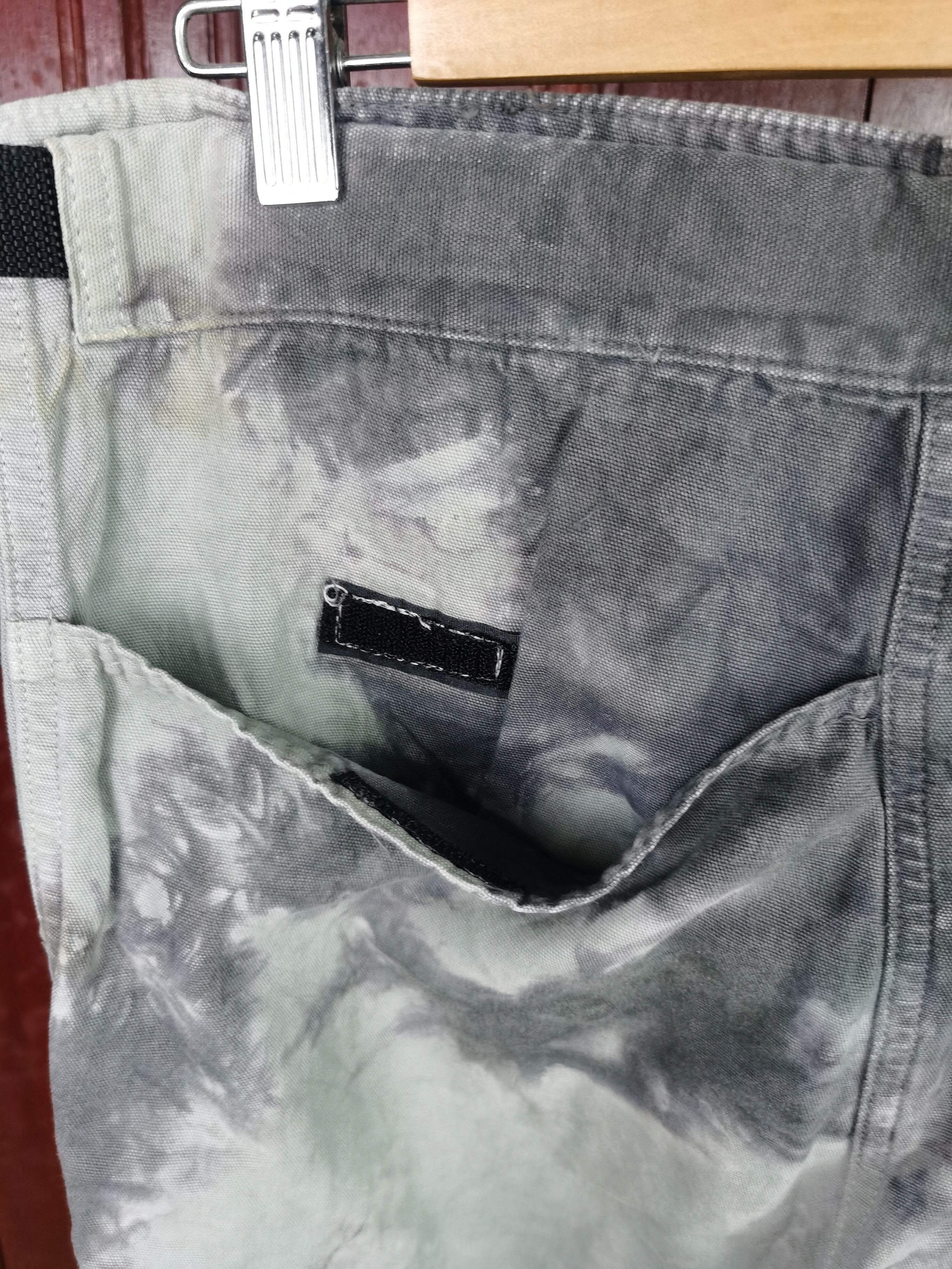 Japanese Brand RARE John Bull Tye Die Acid Wash Cargo Pants Size US 34 / EU 50 - 9 Thumbnail