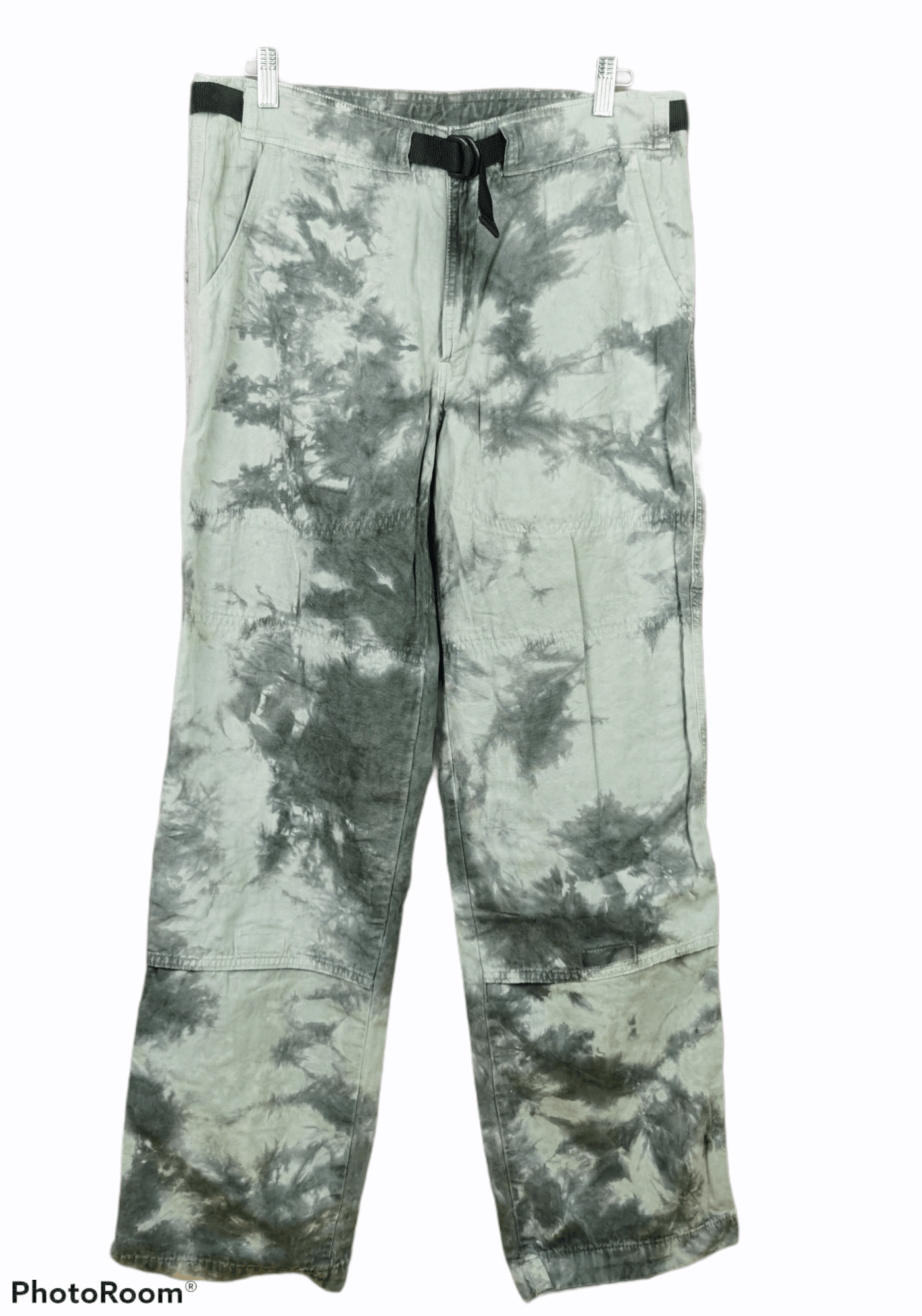 Japanese Brand RARE John Bull Tye Die Acid Wash Cargo Pants Size US 34 / EU 50 - 1 Thumbnail