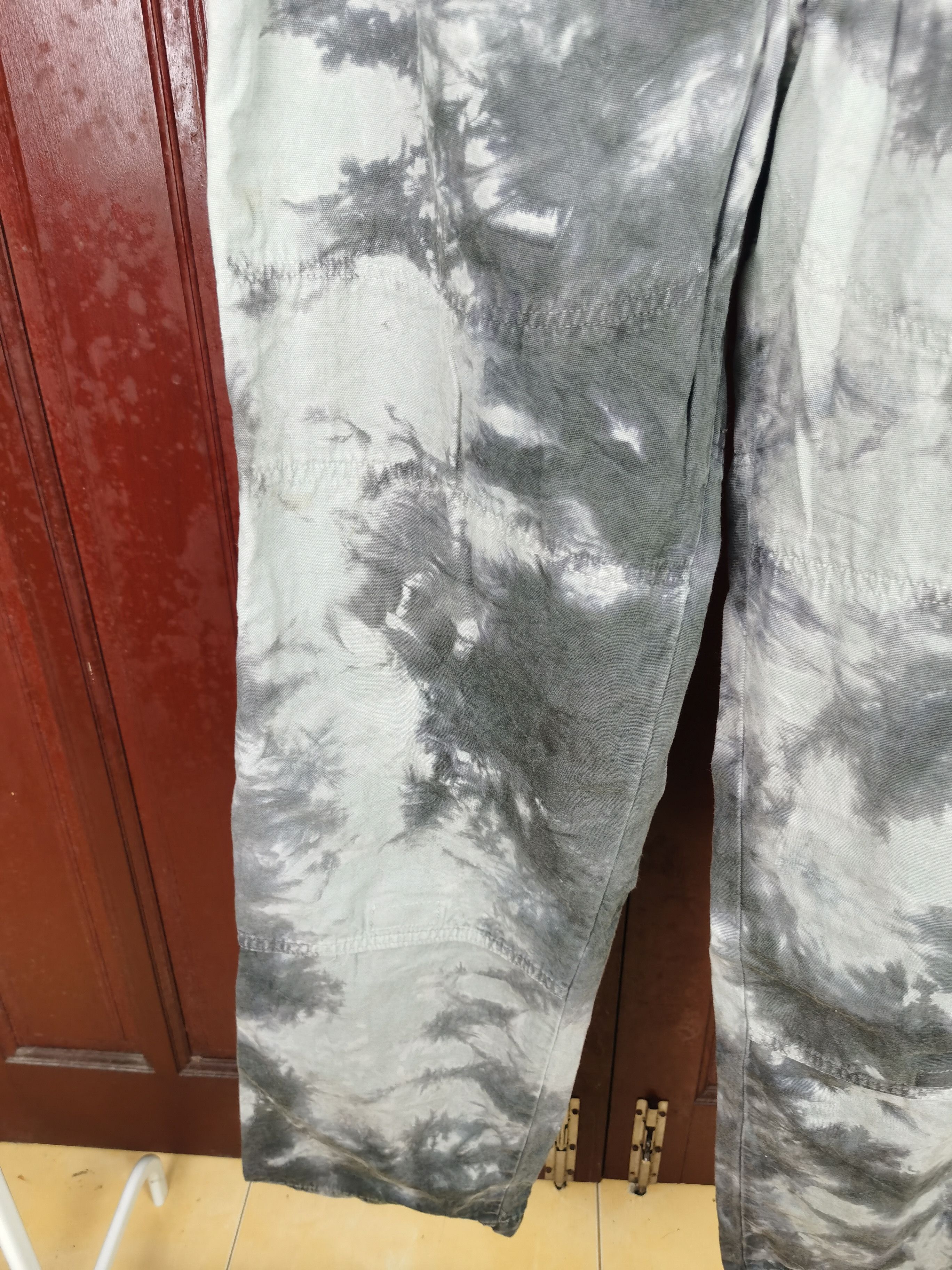 Japanese Brand RARE John Bull Tye Die Acid Wash Cargo Pants Size US 34 / EU 50 - 6 Thumbnail