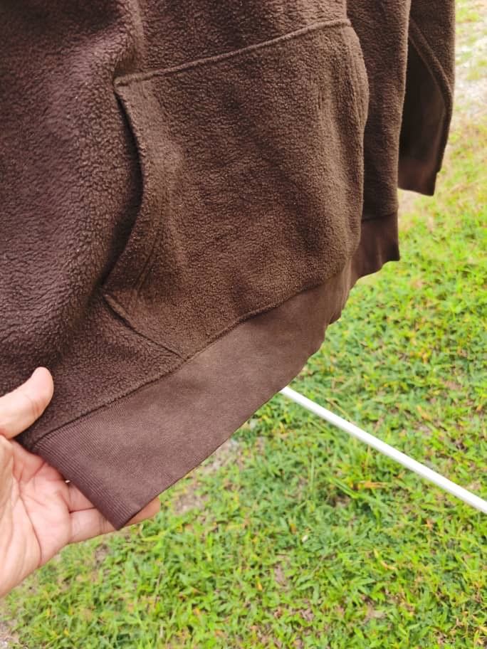 Gap × Vintage RARE Vintage GAP Classic Logo Fleece Hoodie Brown Size US XS / EU 42 / 0 - 8 Thumbnail