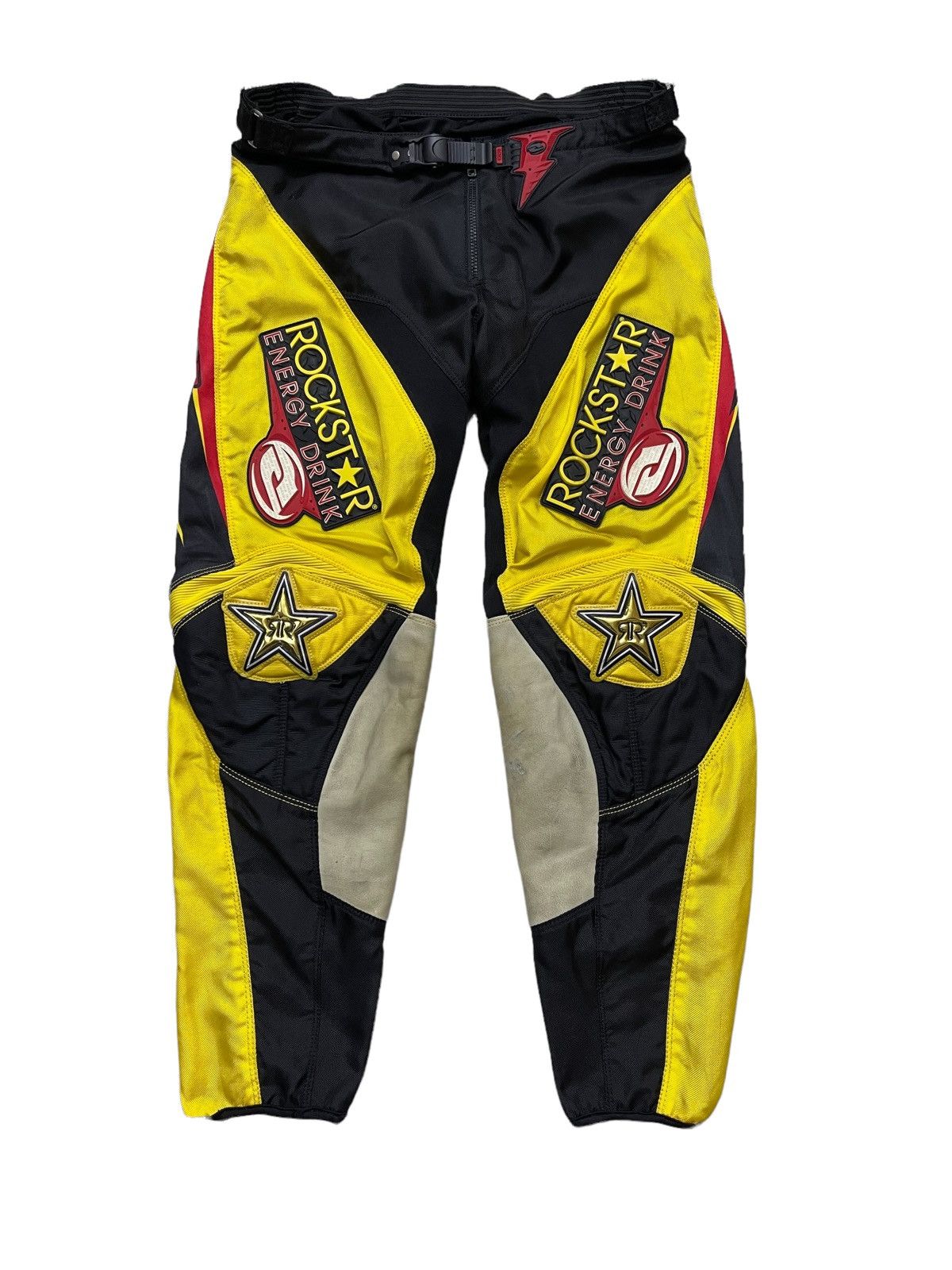 image of Energy Drink Motorcross / Bmx Racing Pants in Yellow/Black, Men's (Size 32)