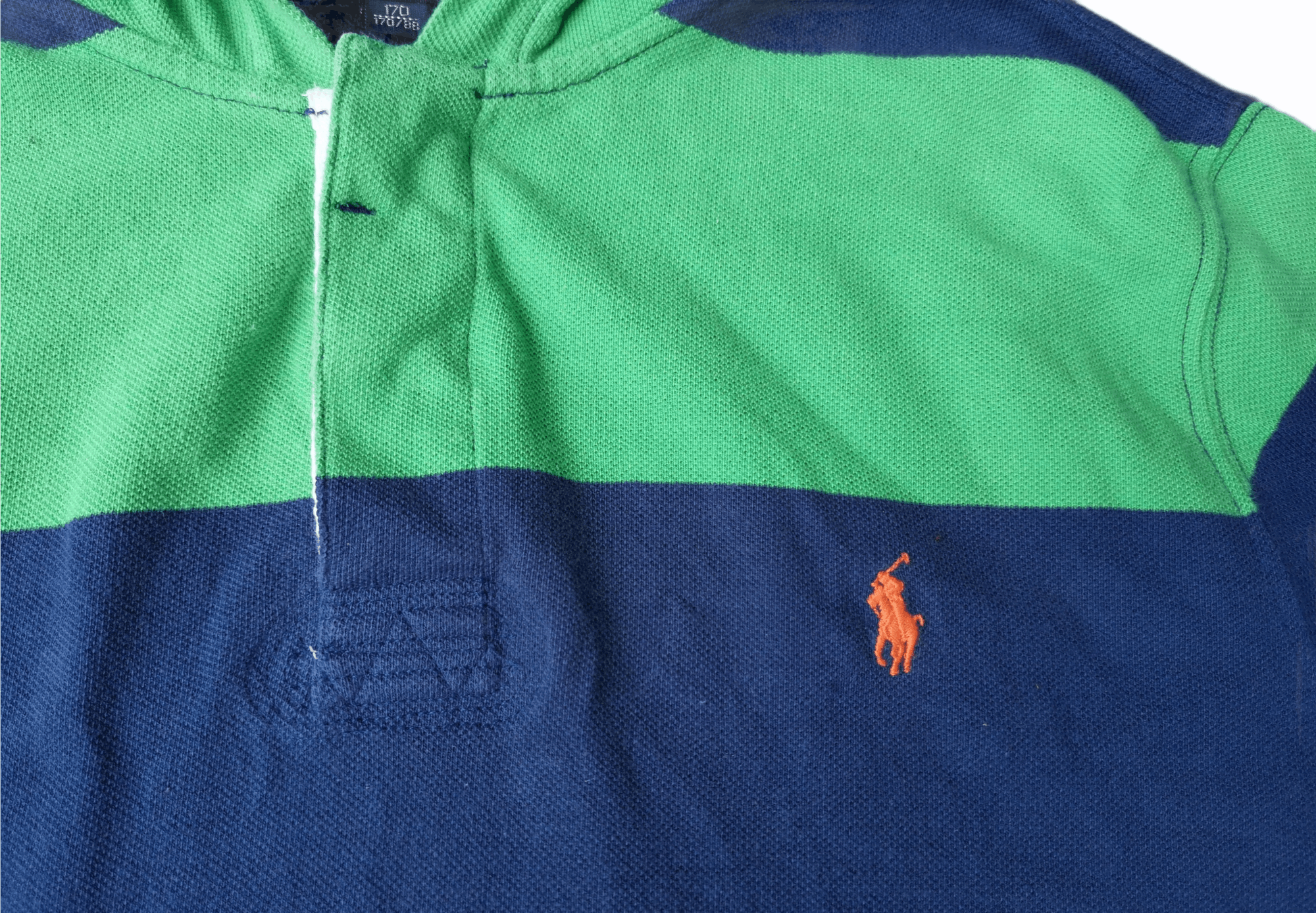 Polo Ralph Lauren × Ralph Lauren POLO RALPH LAUREN STRIPES RUGBY HOODIE Size US S / EU 44-46 / 1 - 12 Thumbnail