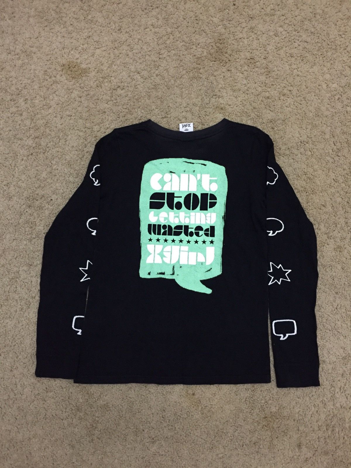 Japanese Brand Vintage X-girl Can’t Stop Getting Wasted T-shirt Size US M / EU 48-50 / 2 - 7 Thumbnail
