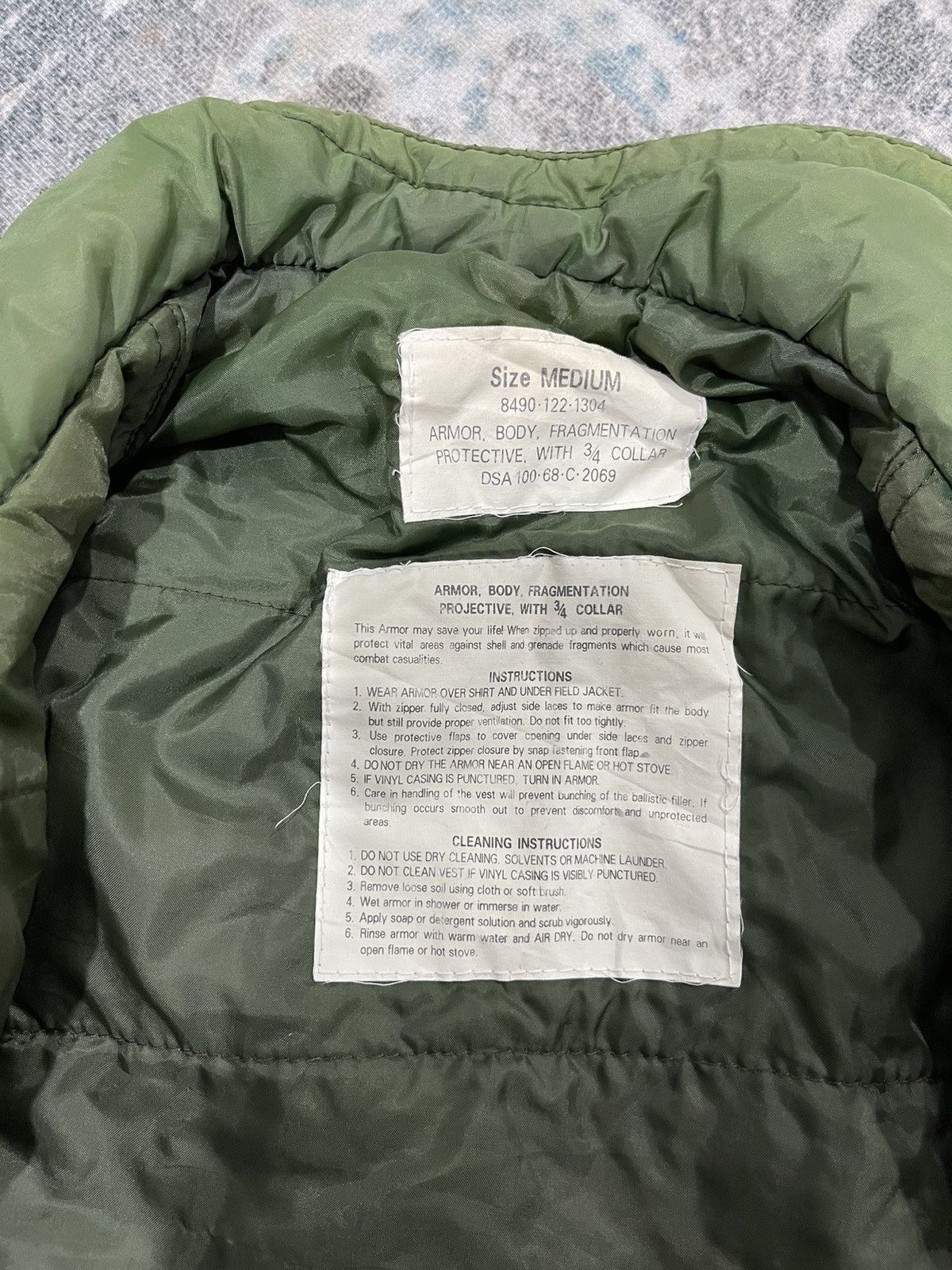 Vintage Vintage Flak Vest Armor Body Fragmentation Like Helmut Lang Size US M / EU 48-50 / 2 - 13 Thumbnail