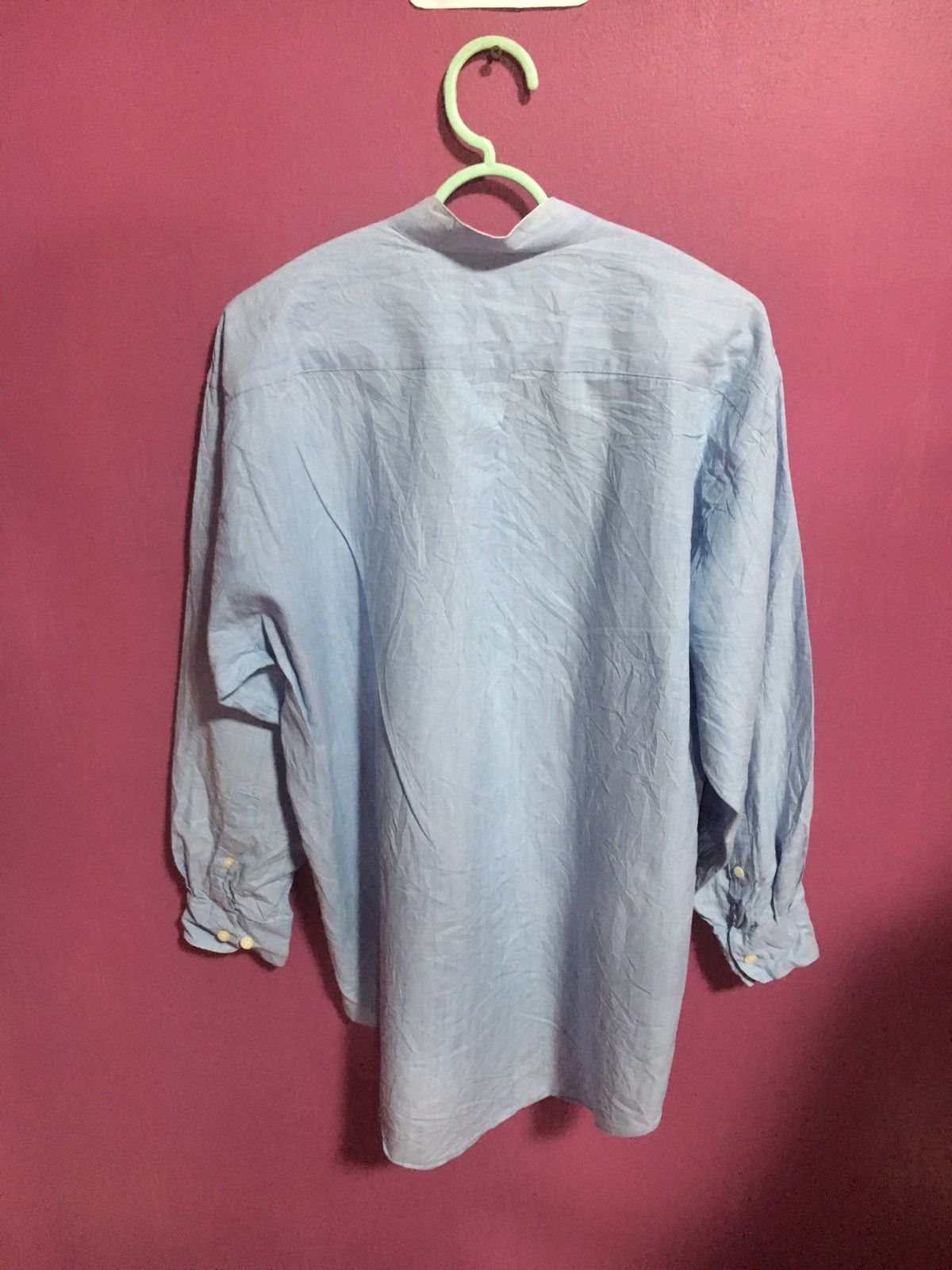 Issey Miyake VINTAGE ISSEY MIYAKE LIGHT BLUE SIZE M SHIRT BUTTON UP Size US M / EU 48-50 / 2 - 3 Thumbnail