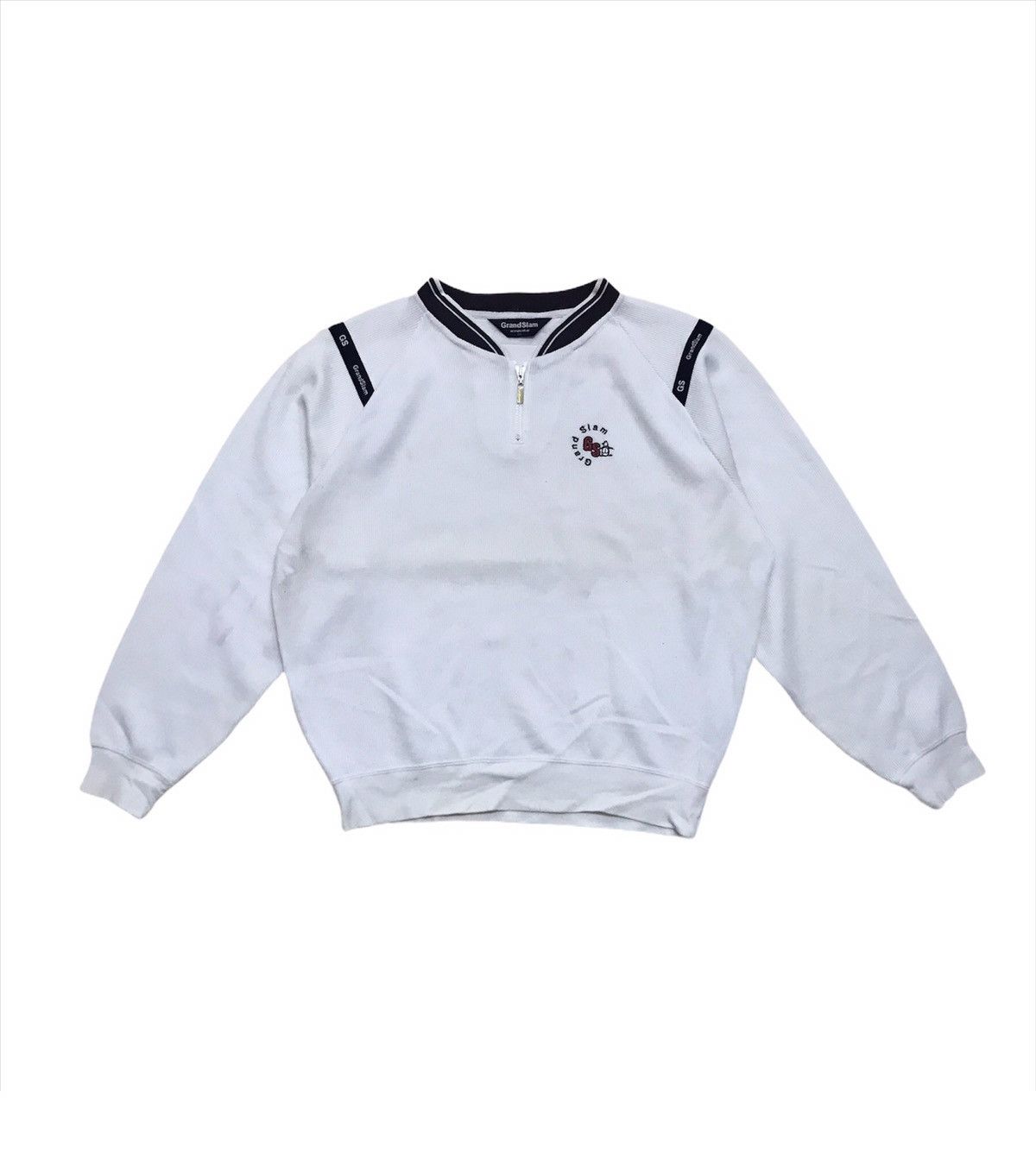 Grand Slam × Vintage Vintage Grand Slam Sweatshirt Half Zipper Streetwear Size US XL / EU 56 / 4 - 1 Thumbnail