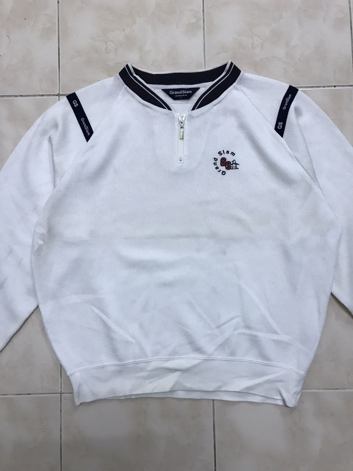 Grand Slam × Vintage Vintage Grand Slam Sweatshirt Half Zipper Streetwear Size US XL / EU 56 / 4 - 7 Thumbnail