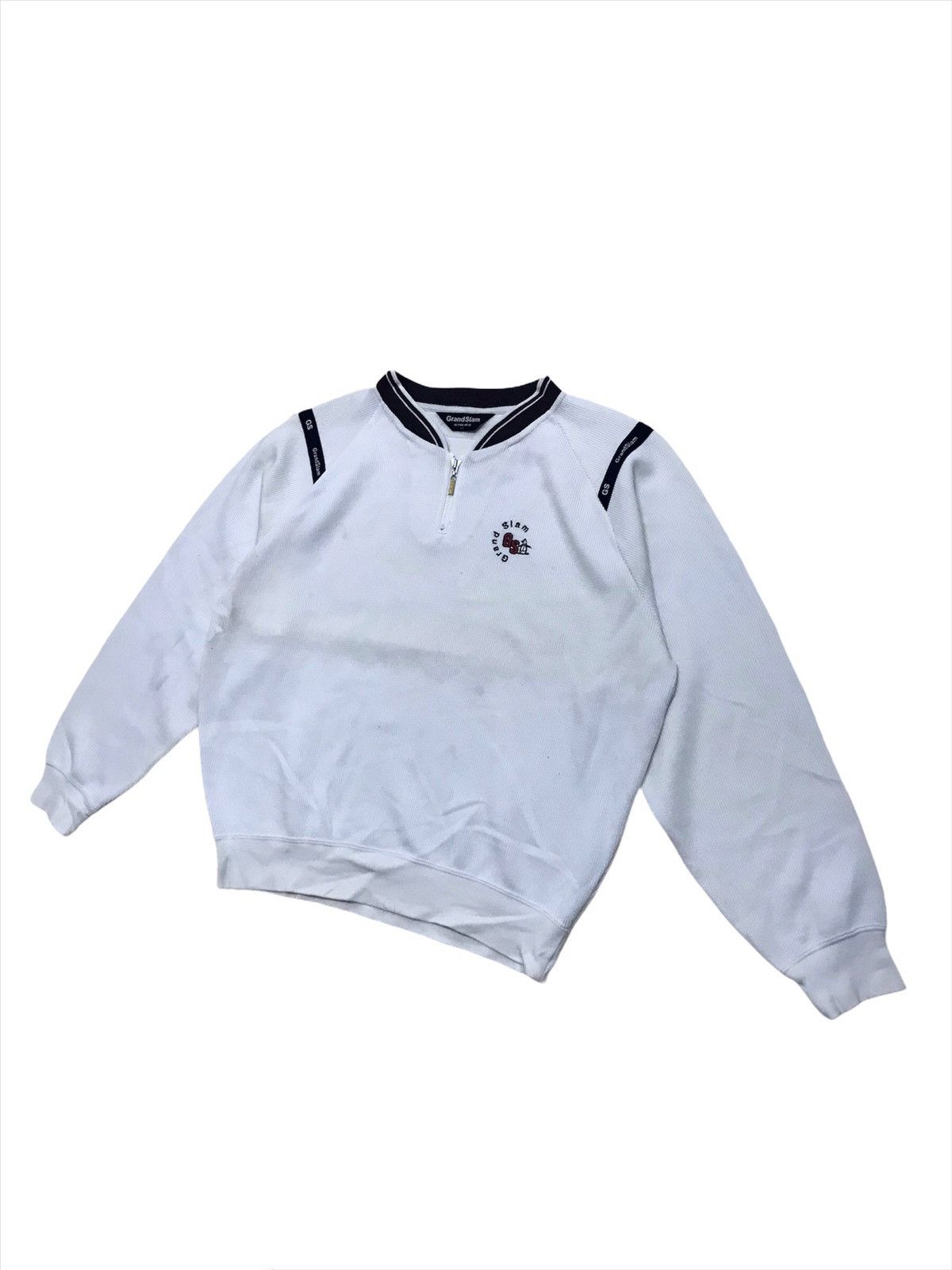 Grand Slam × Vintage Vintage Grand Slam Sweatshirt Half Zipper Streetwear Size US XL / EU 56 / 4 - 2 Thumbnail
