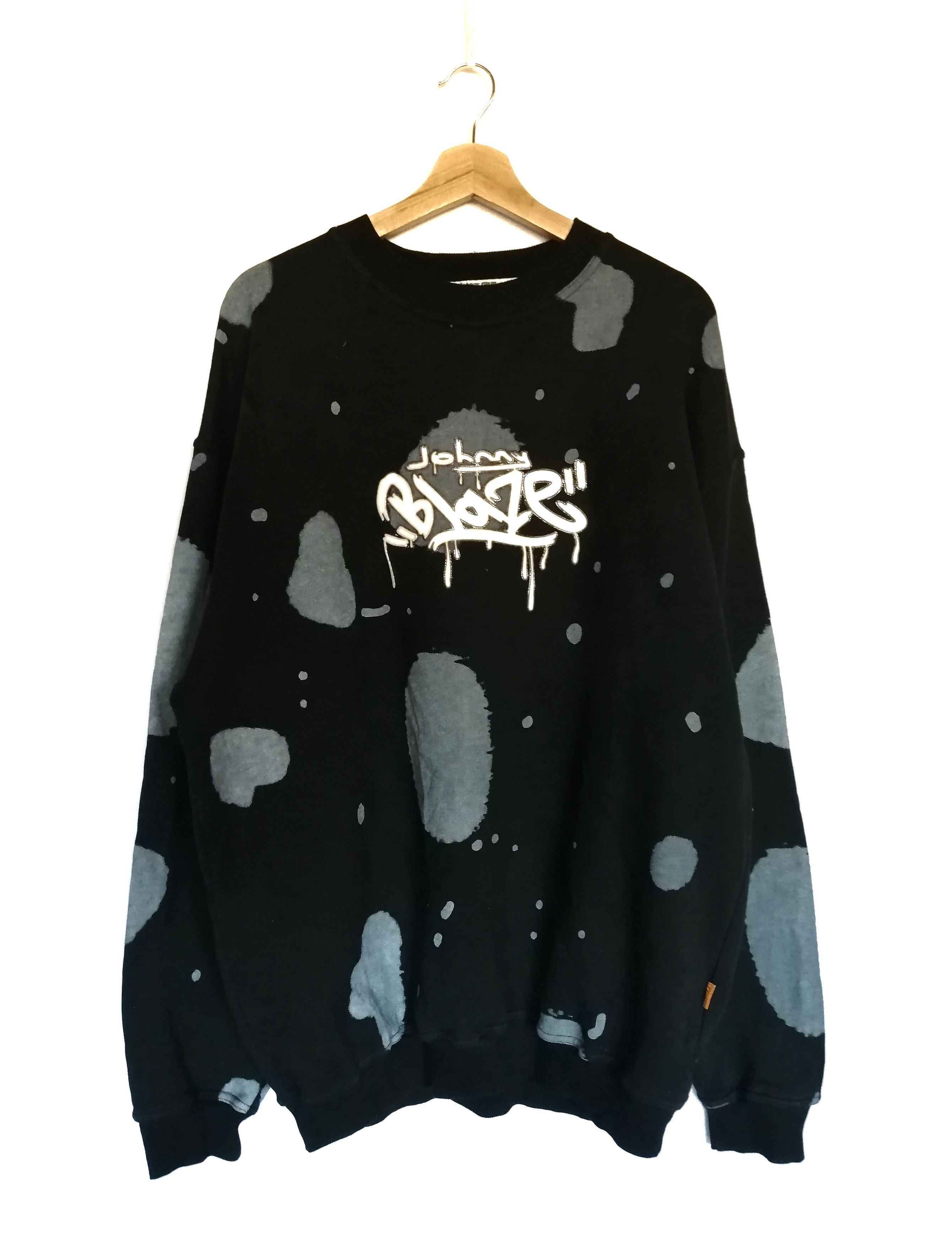 Japanese Brand Vintage Johnny Blaze Big Logo Sweatshirt Size US XL / EU 56 / 4 - 2 Thumbnail