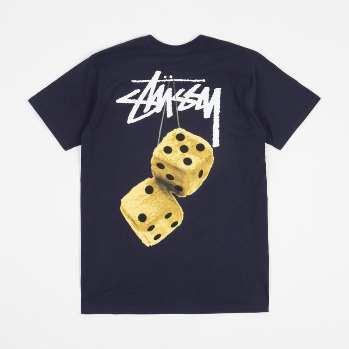 STUSSY FUZZY DICE TEE BLACK XLサイズ - メンズファッション