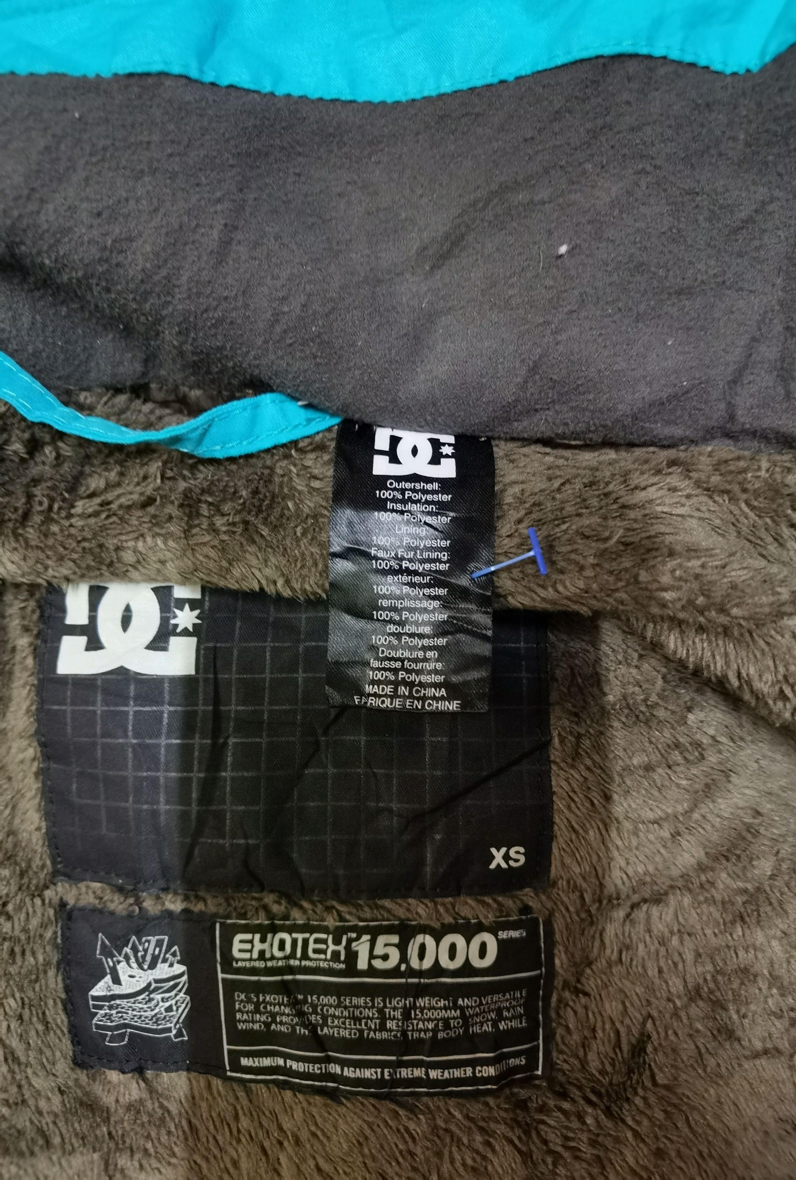 DC DC Shoe Ski Hoodie Jacket Size US XS / EU 42 / 0 - 14 Thumbnail