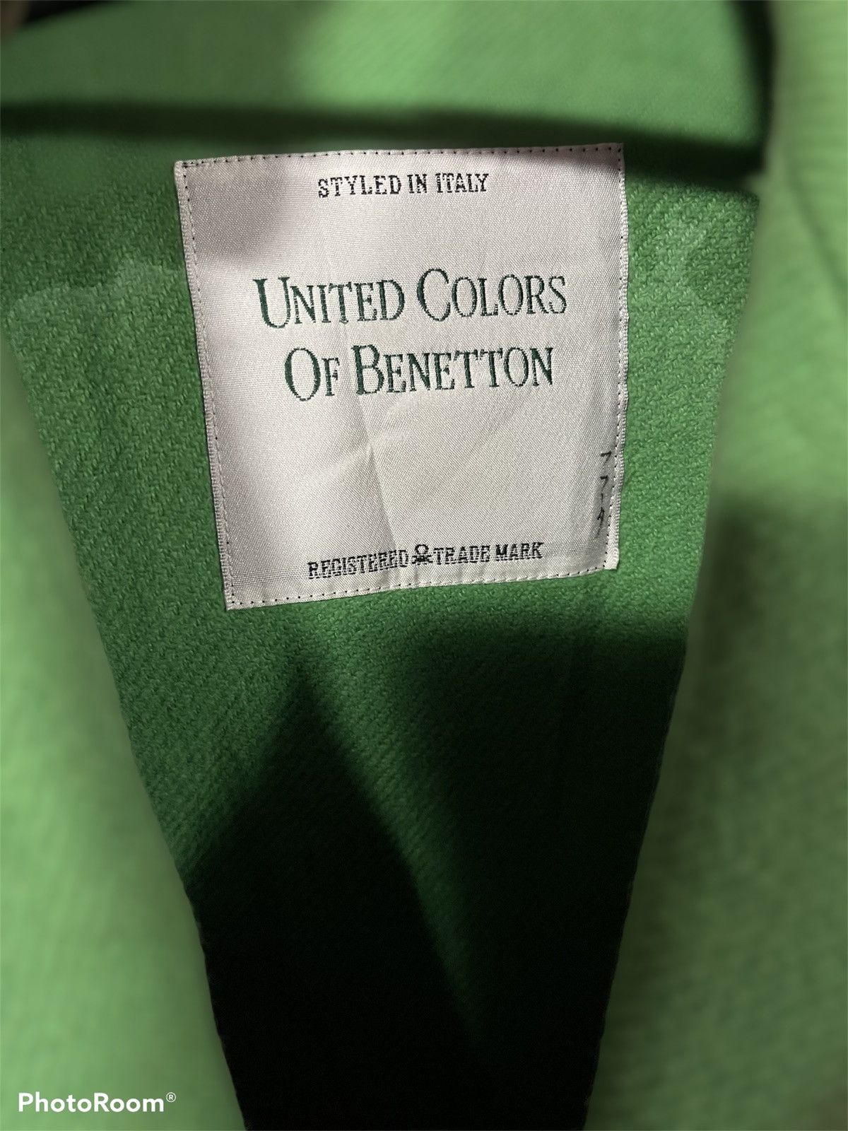 United Colors Of Benetton UCB COAT WOOL ITALY Size US M / EU 48-50 / 2 - 3 Thumbnail