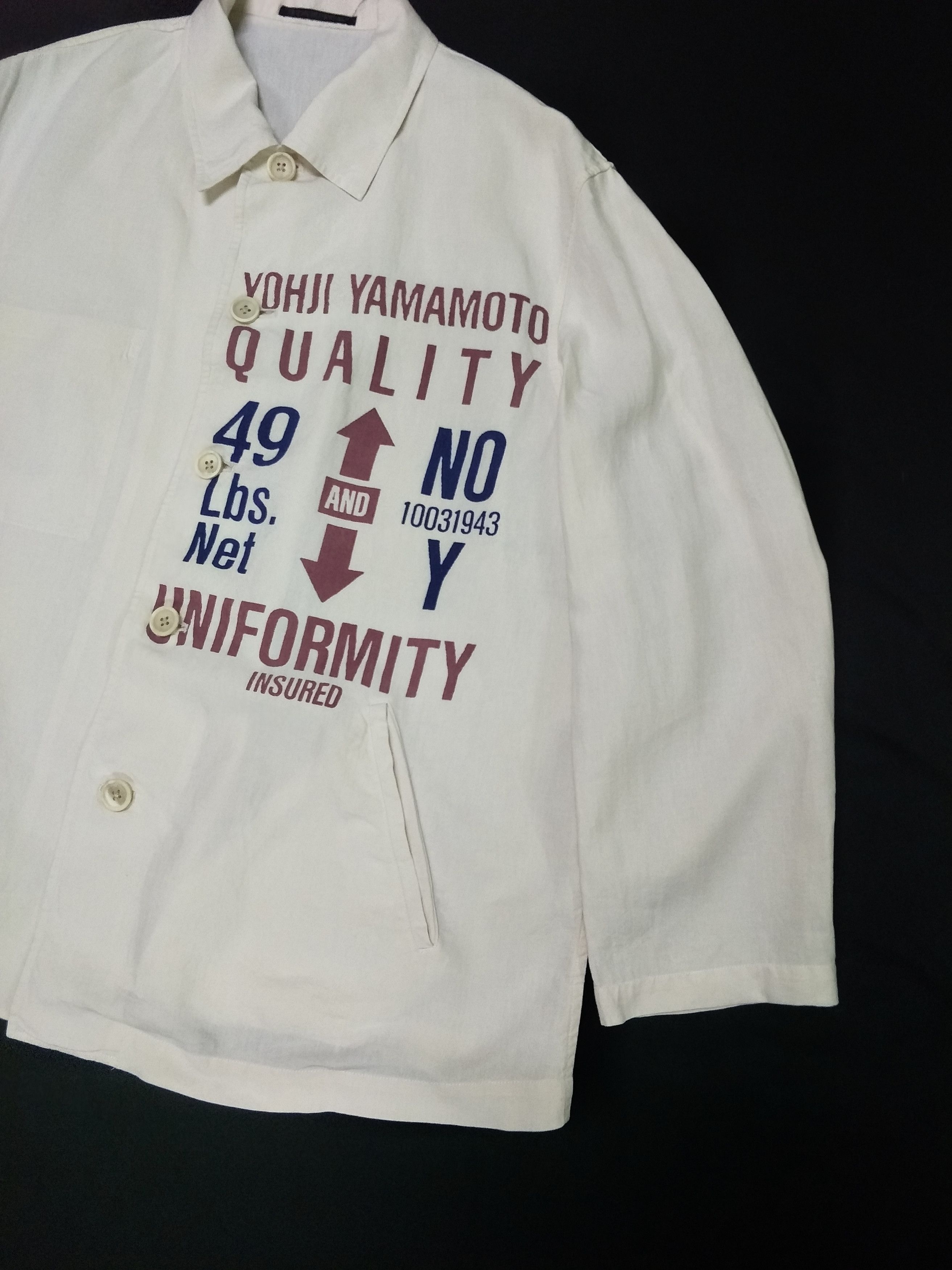 Yohji Yamamoto Archives Pour Homme Off-White Linen Oversized Size US M / EU 48-50 / 2 - 3 Thumbnail