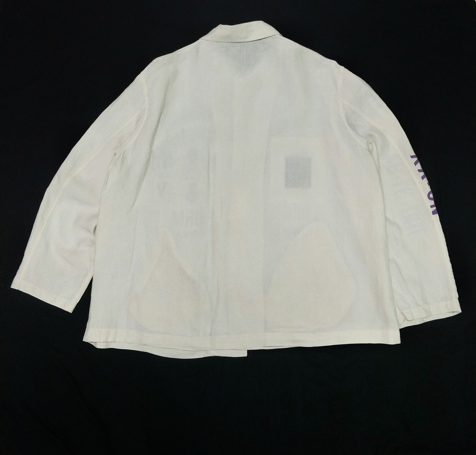 Yohji Yamamoto Archives Pour Homme Off-White Linen Oversized Size US M / EU 48-50 / 2 - 4 Thumbnail