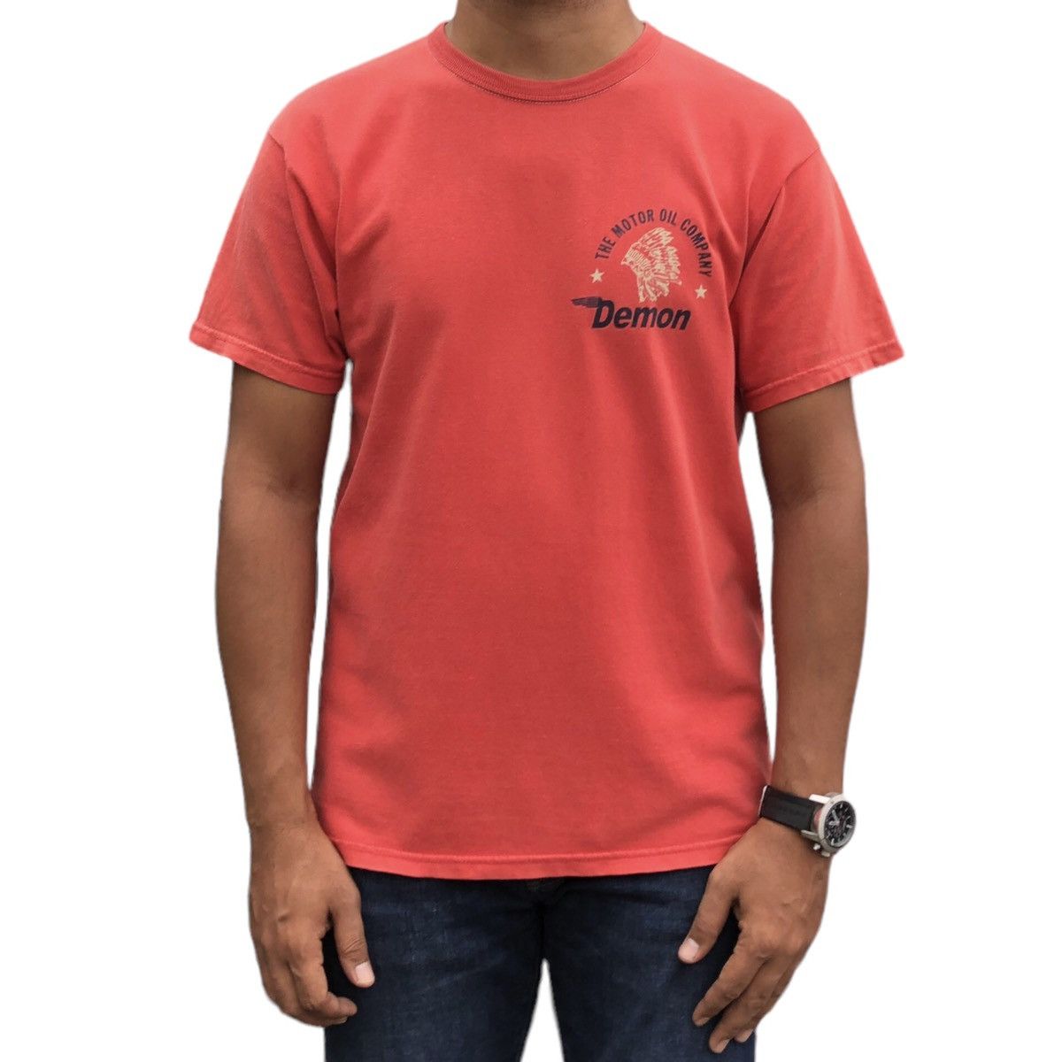 The Flat Head The Flat Head Japan Demon Motor Oil T-shirt Size US M / EU 48-50 / 2 - 2 Thumbnail