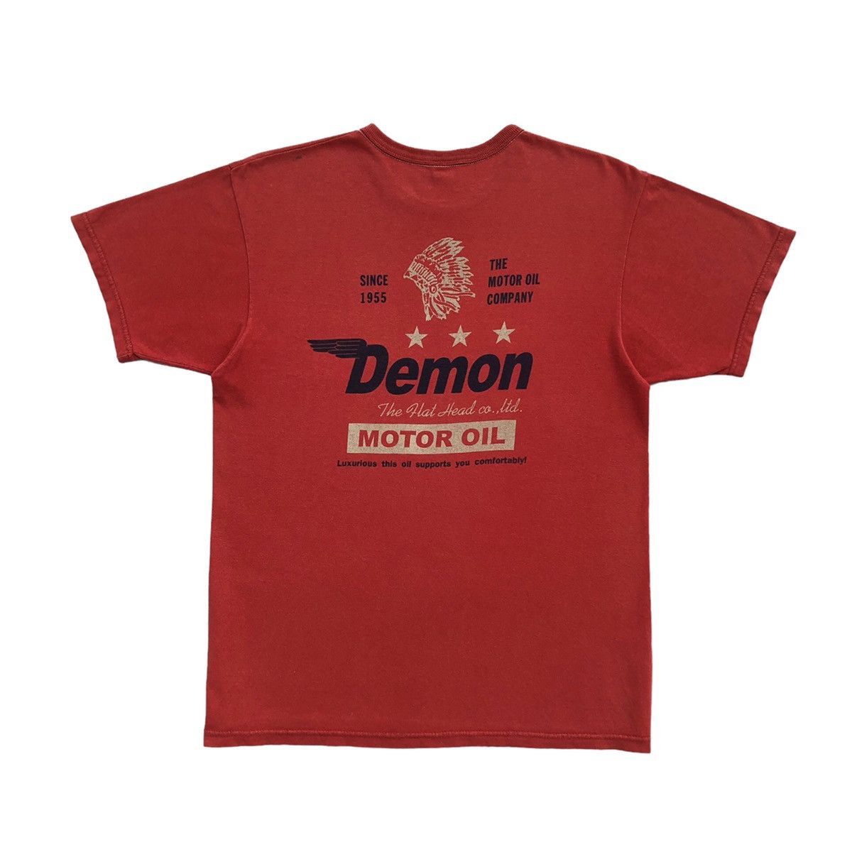 The Flat Head The Flat Head Japan Demon Motor Oil T-shirt Size US M / EU 48-50 / 2 - 8 Thumbnail