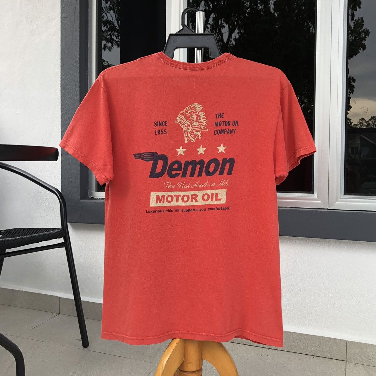The Flat Head The Flat Head Japan Demon Motor Oil T-shirt Size US M / EU 48-50 / 2 - 11 Thumbnail