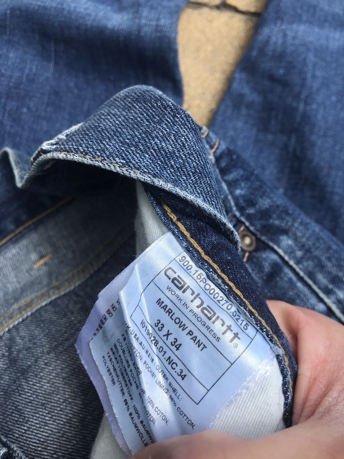 Carhartt × Carhartt Wip Carhartt Wip Vintage Marlow Pants Jeans 33x34 Size US 33 - 7 Thumbnail