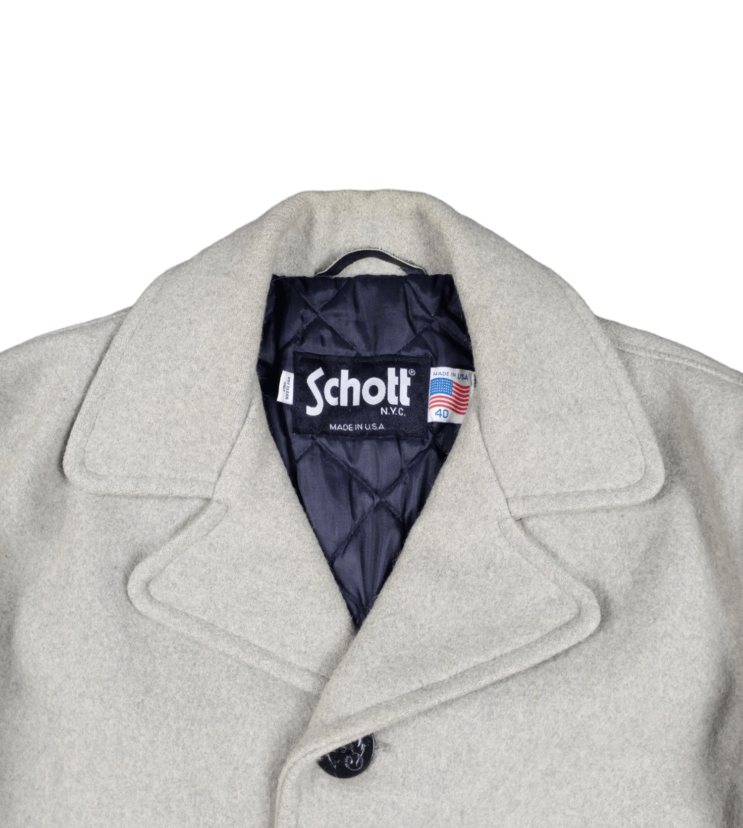 Schott 💥RARE💥Vintage Schott NYC Wool Heavy Jacket Size US L / EU 52-54 / 3 - 4 Thumbnail