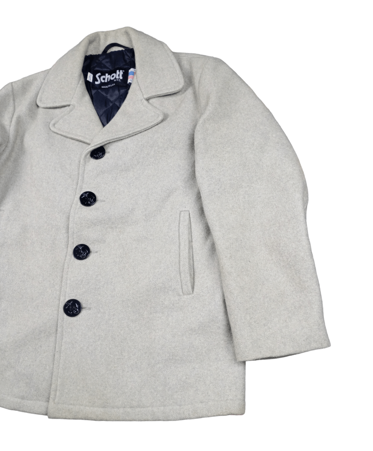 Schott 💥RARE💥Vintage Schott NYC Wool Heavy Jacket Size US L / EU 52-54 / 3 - 2 Thumbnail
