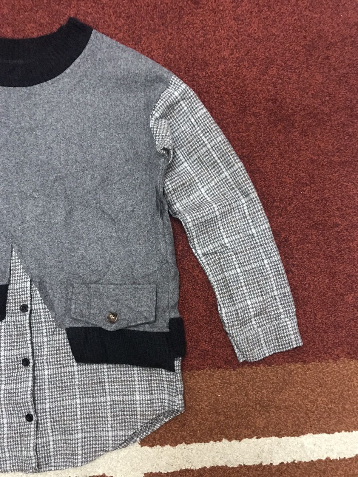 Japanese Brand TOHAKAJIN Rare Design Asymetrical Shirt/Jacket Size M / US 6-8 / IT 42-44 - 2 Thumbnail