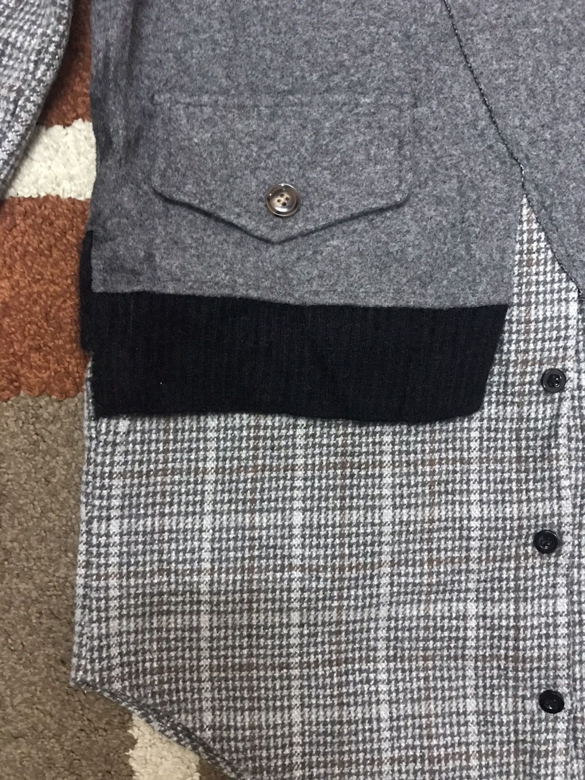 Japanese Brand TOHAKAJIN Rare Design Asymetrical Shirt/Jacket Size M / US 6-8 / IT 42-44 - 5 Thumbnail