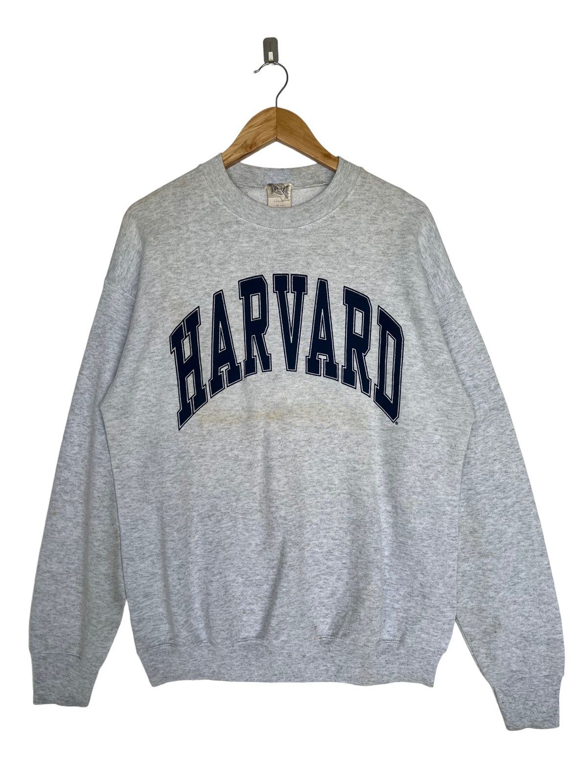 Vintage 90’s Distressed Harvard Graphic Sweatshirt Made cheapest in USA L