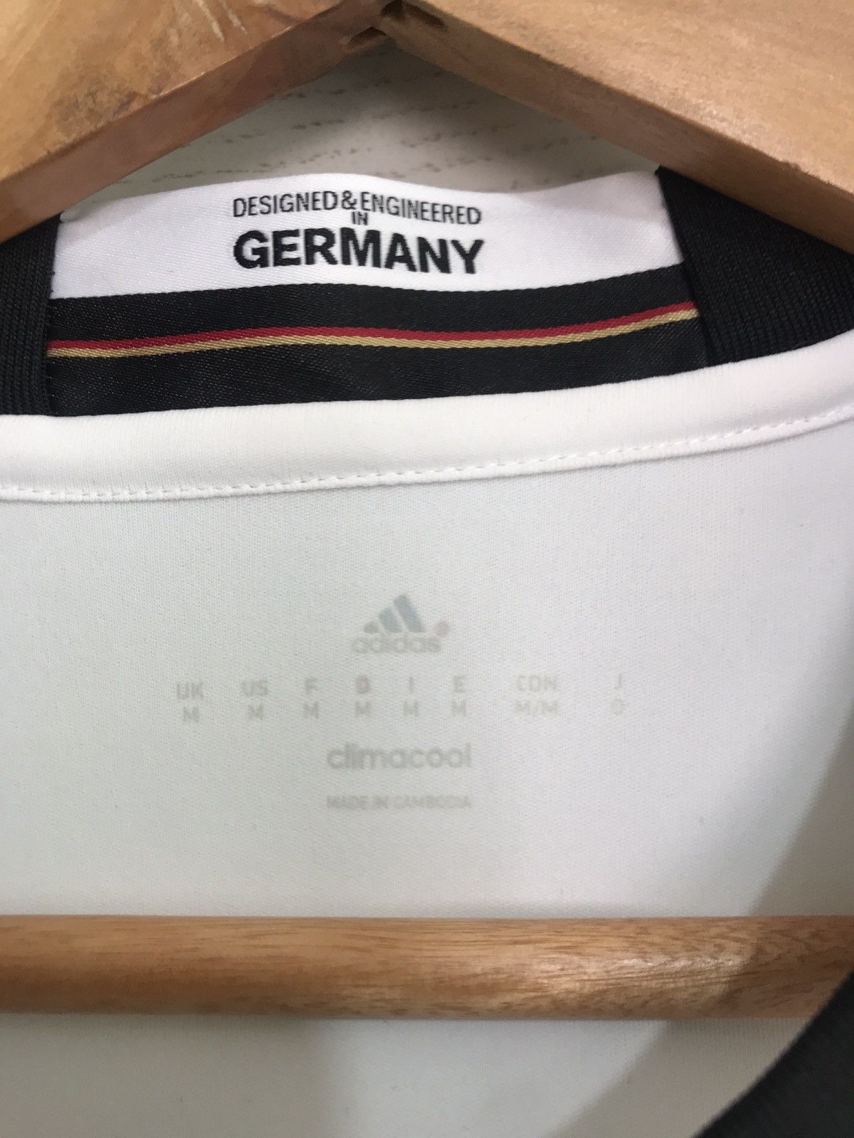 Adidas Germany 2015-2016 Home Soccer Jersey Football Kit Shirt Size US M / EU 48-50 / 2 - 7 Thumbnail