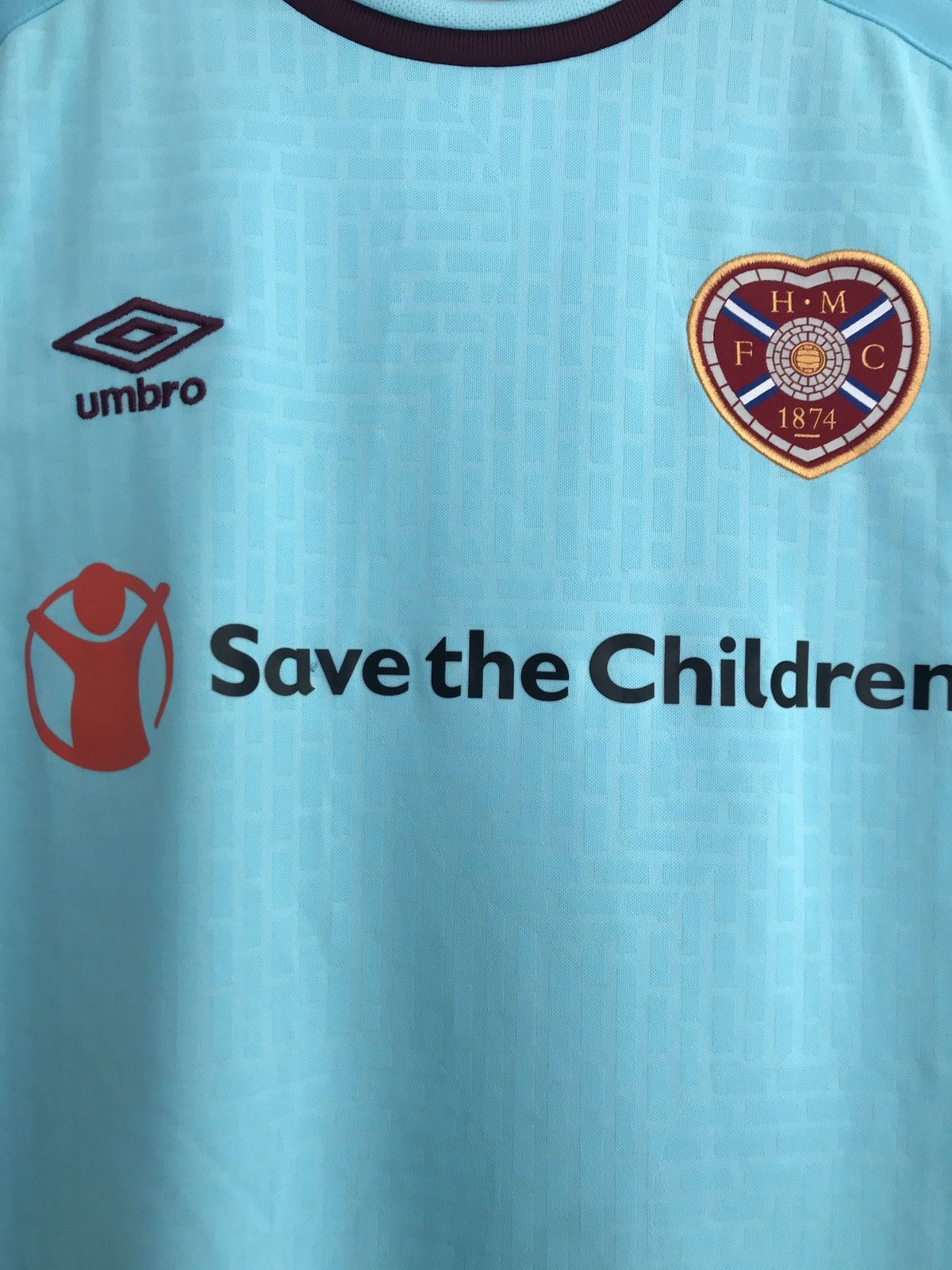Umbro Hearts 2017-2018 Away Soccer Jersey Football Kit Shirt Size US M / EU 48-50 / 2 - 4 Thumbnail