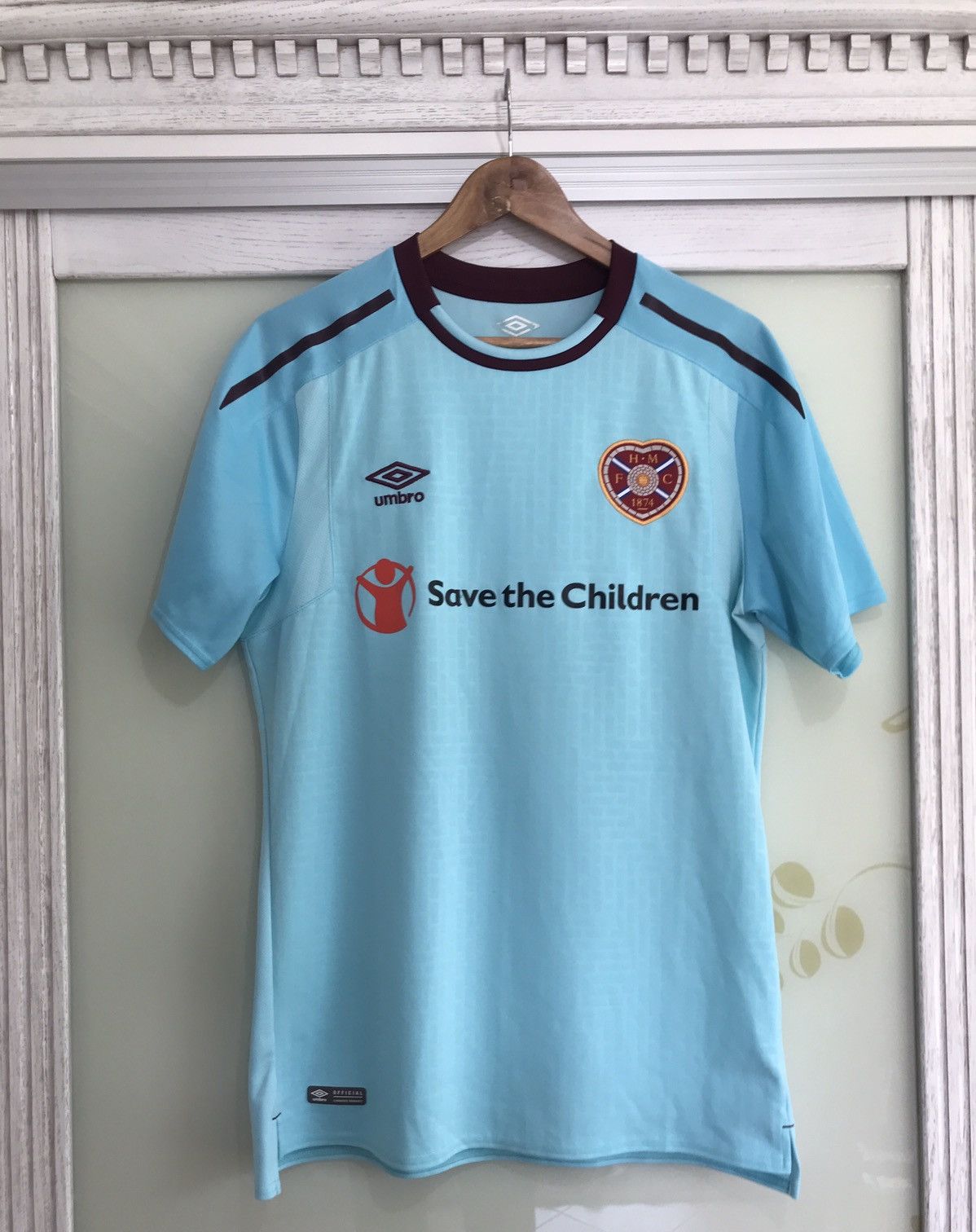 Umbro Hearts 2017-2018 Away Soccer Jersey Football Kit Shirt Size US M / EU 48-50 / 2 - 1 Thumbnail