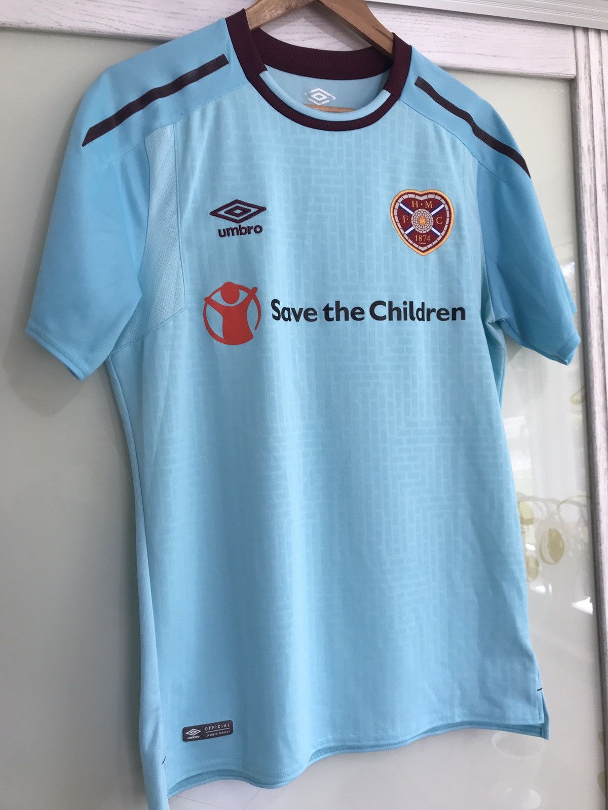 Umbro Hearts 2017-2018 Away Soccer Jersey Football Kit Shirt Size US M / EU 48-50 / 2 - 3 Thumbnail
