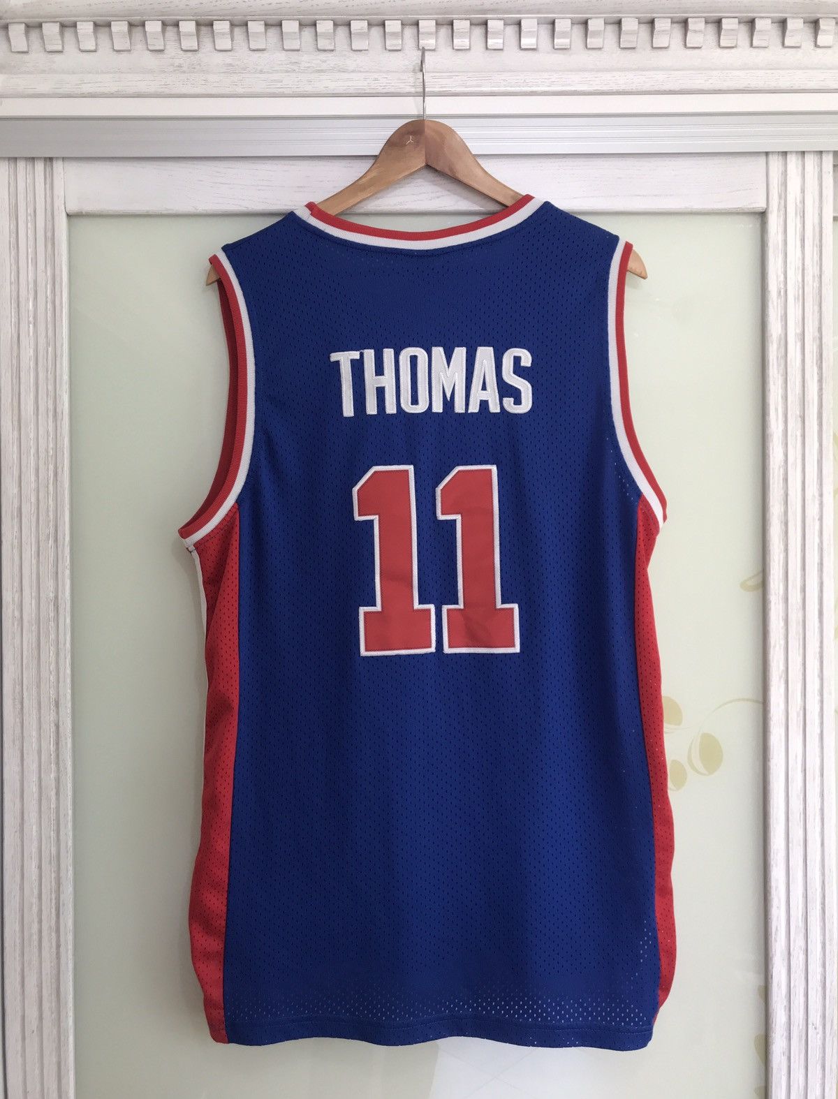 Adidas × NBA × Vintage Pistons Vintage Thomas 11 Basketball Jersey NBA Size US XL / EU 56 / 4 - 2 Thumbnail