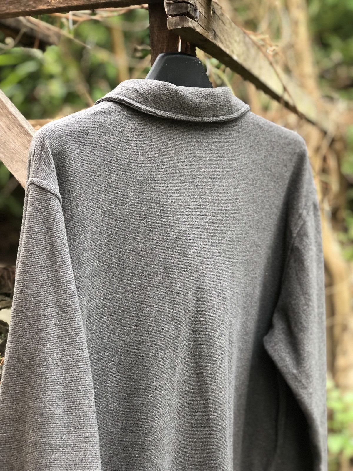 Valentino Vintage Louis Valentino Homme Quarter Zipper Longsleeve Tee Size US L / EU 52-54 / 3 - 5 Thumbnail