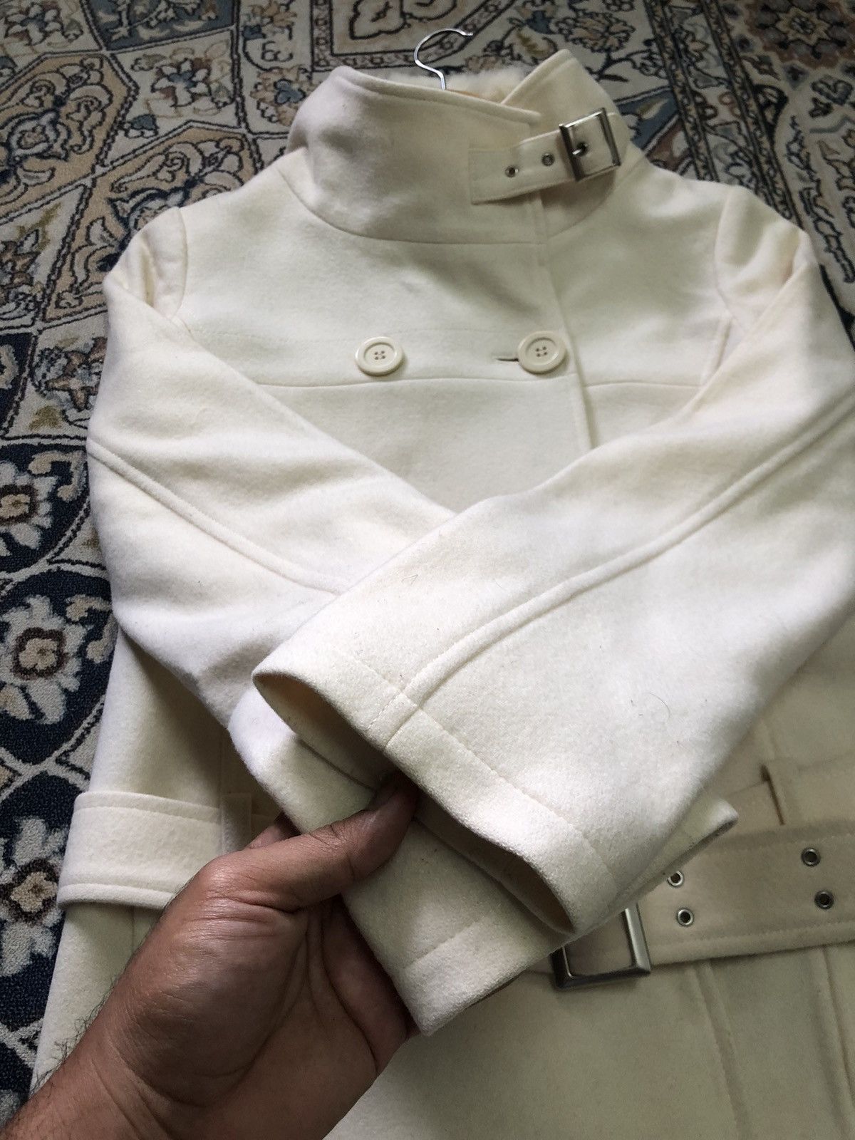 Japanese Brand PPFM Peyton Place Luxurys Wool Pea Coat Size M / US 6-8 / IT 42-44 - 10 Thumbnail