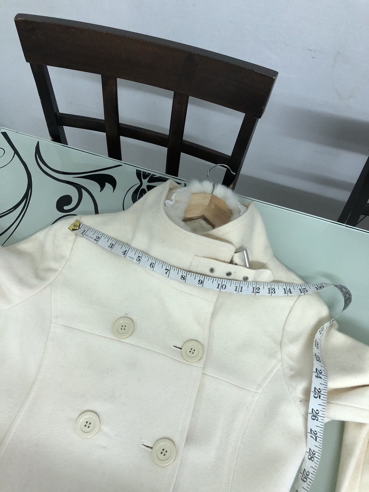 Japanese Brand PPFM Peyton Place Luxurys Wool Pea Coat Size M / US 6-8 / IT 42-44 - 20 Thumbnail