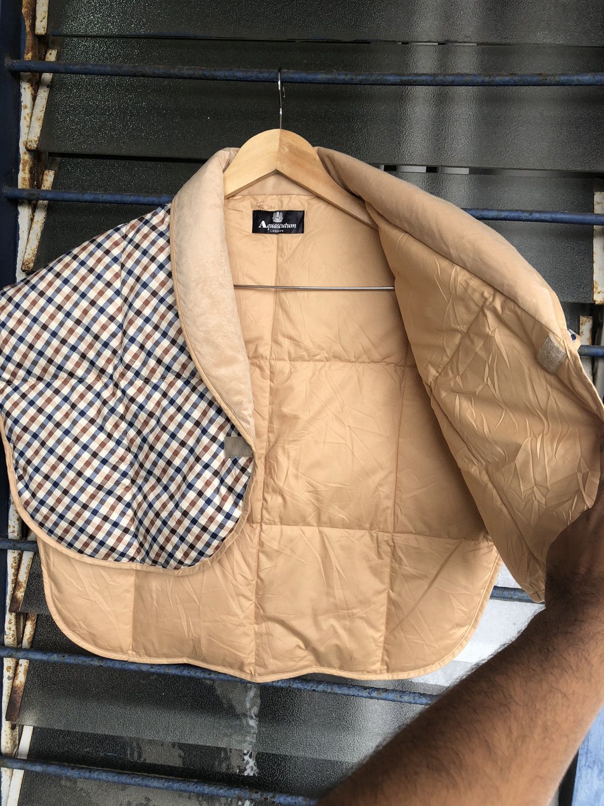 Aquascutum Vintage Aquascutum London Nova Check Ponco/Vest Size ONE SIZE - 9 Thumbnail