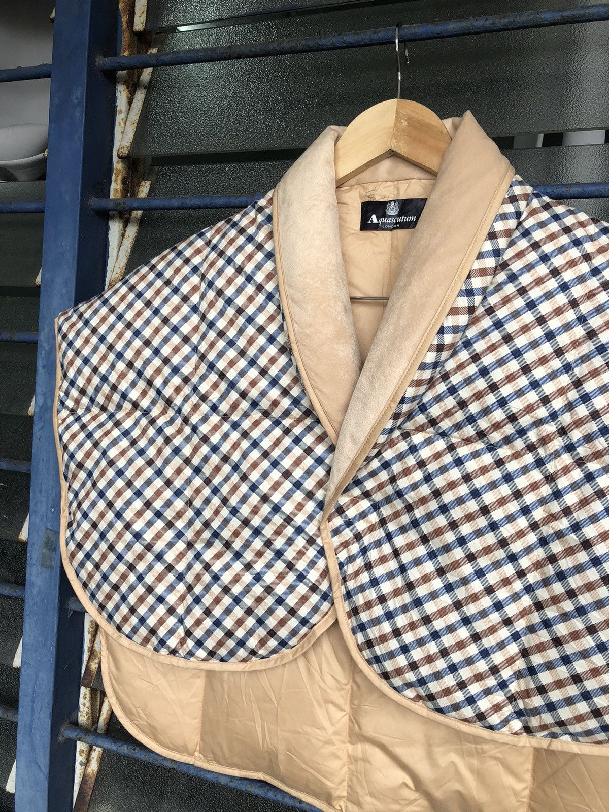 Aquascutum Vintage Aquascutum London Nova Check Ponco/Vest Size ONE SIZE - 6 Thumbnail