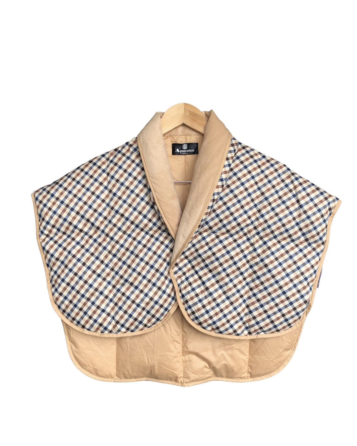 Aquascutum Vintage Aquascutum London Nova Check Ponco/Vest Size ONE SIZE - 1 Thumbnail