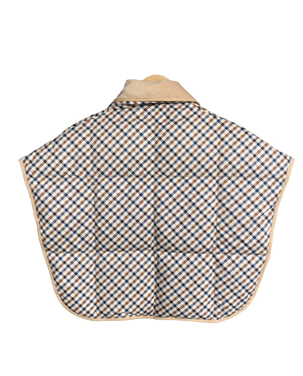 Aquascutum Vintage Aquascutum London Nova Check Ponco/Vest Size ONE SIZE - 2 Thumbnail