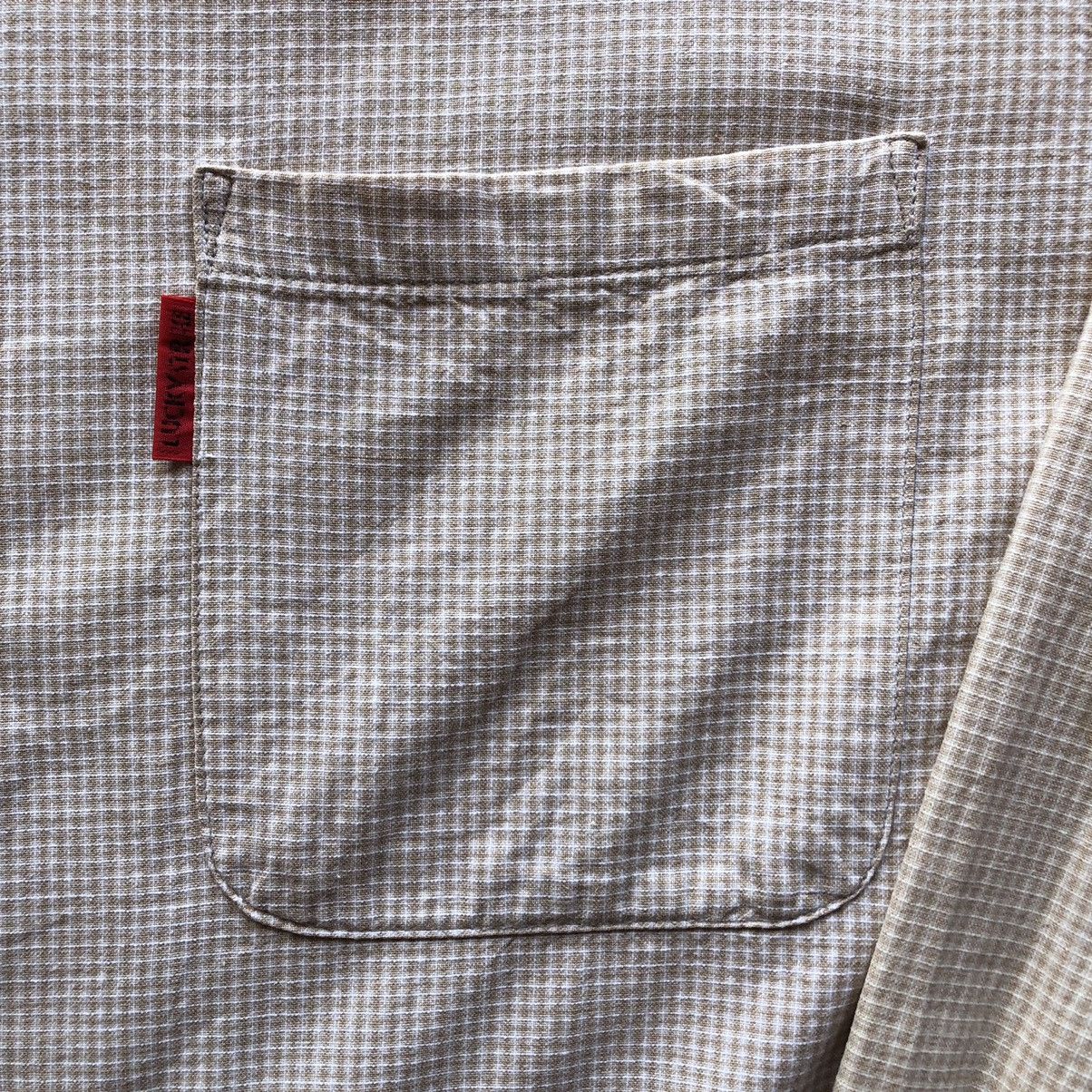 Japanese Brand Vintage Lucky Strike Zipper Shirt Double Pocket Checkered Size US XL / EU 56 / 4 - 8 Thumbnail