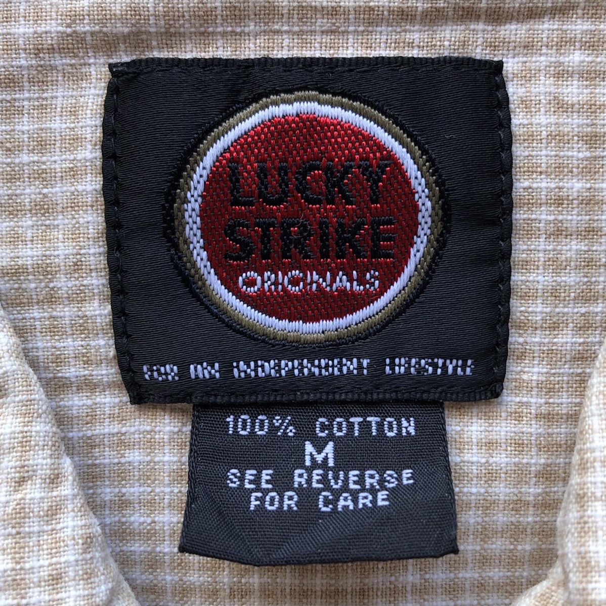 Japanese Brand Vintage Lucky Strike Zipper Shirt Double Pocket Checkered Size US XL / EU 56 / 4 - 15 Thumbnail