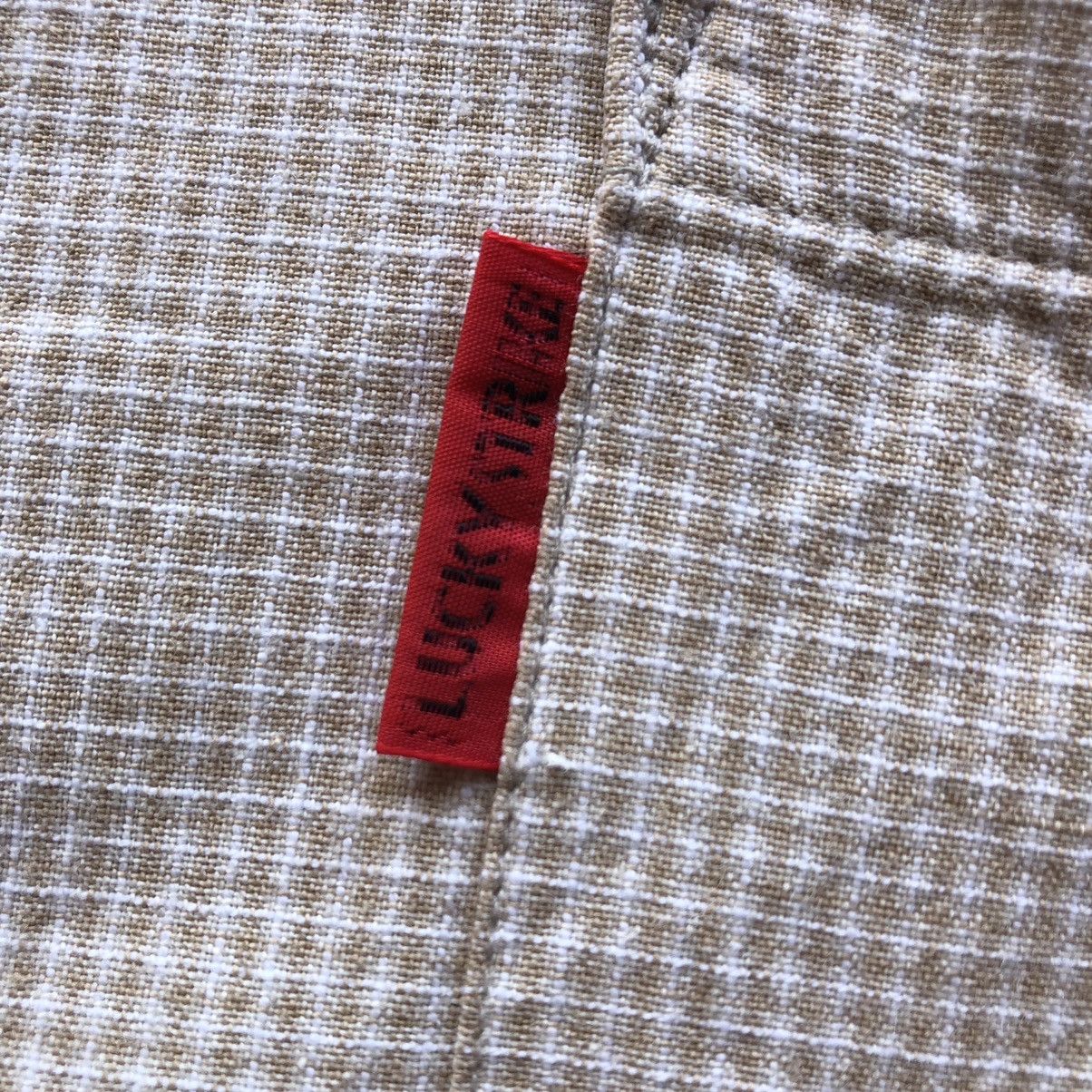 Japanese Brand Vintage Lucky Strike Zipper Shirt Double Pocket Checkered Size US XL / EU 56 / 4 - 9 Thumbnail