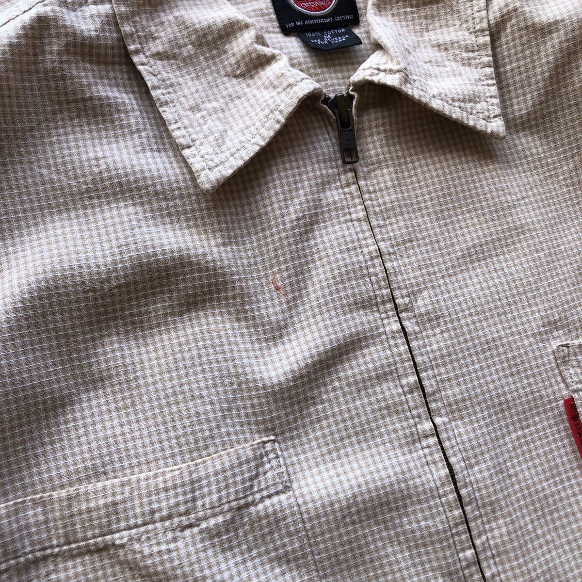 Japanese Brand Vintage Lucky Strike Zipper Shirt Double Pocket Checkered Size US XL / EU 56 / 4 - 12 Thumbnail